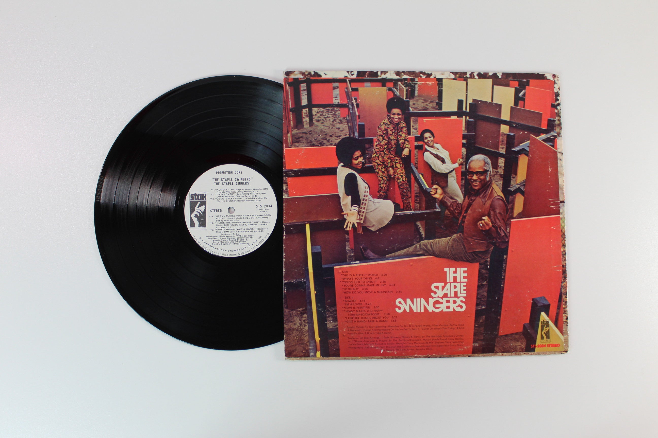 The Staple Singers - The Staple Swingers on Stax - Promo