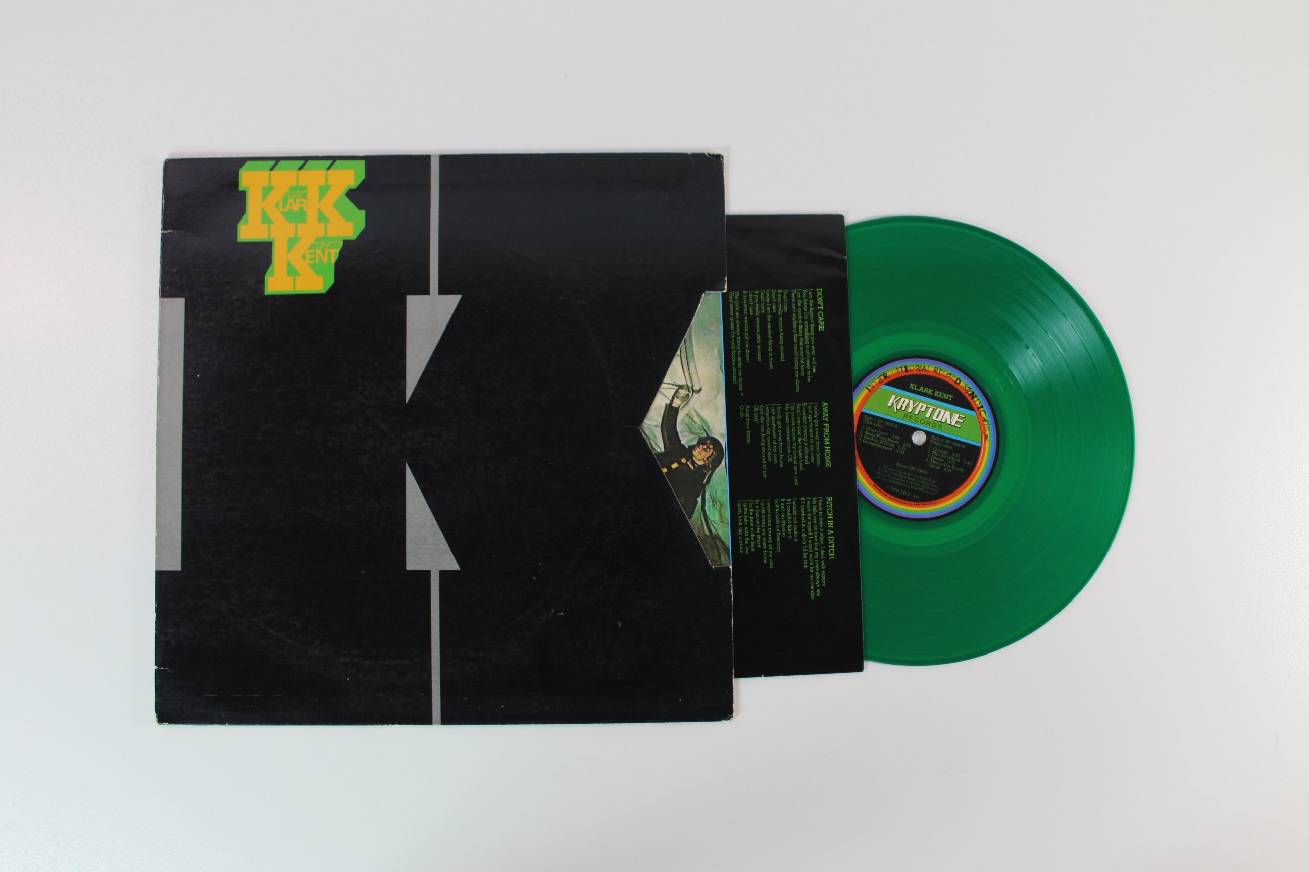 Klark Kent - Klark Kent on I.R.S. Records / Kryptone Records - 10" Green Vinyl