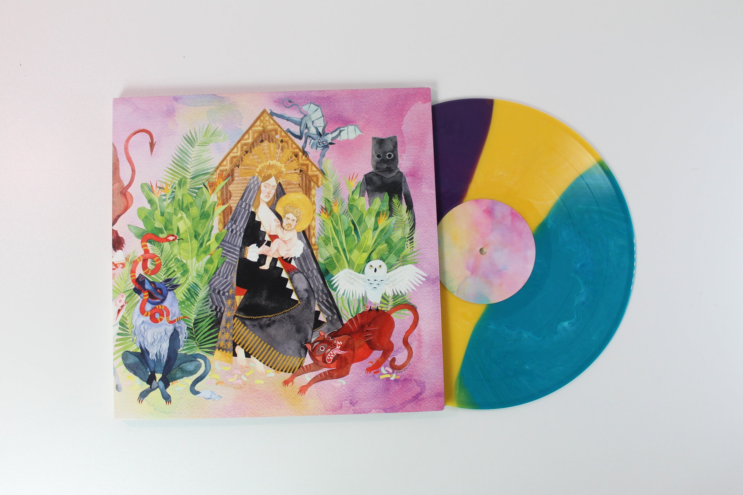 Father John Misty - I Love You Honeybear on Sub Pop Ltd 2 X 12" 45 RPM Tri-Colored