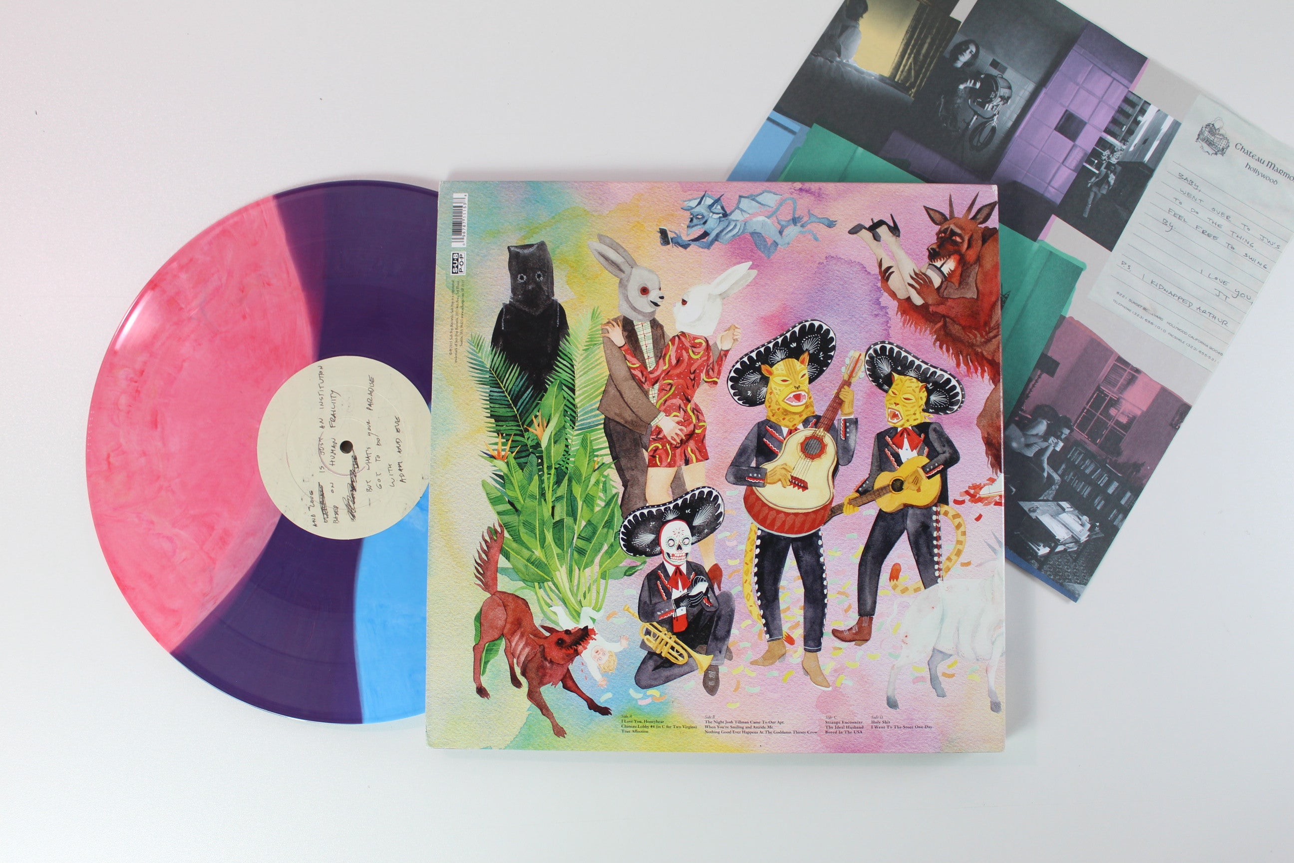 Father John Misty - I Love You Honeybear on Sub Pop Ltd 2 X 12" 45 RPM Tri-Colored