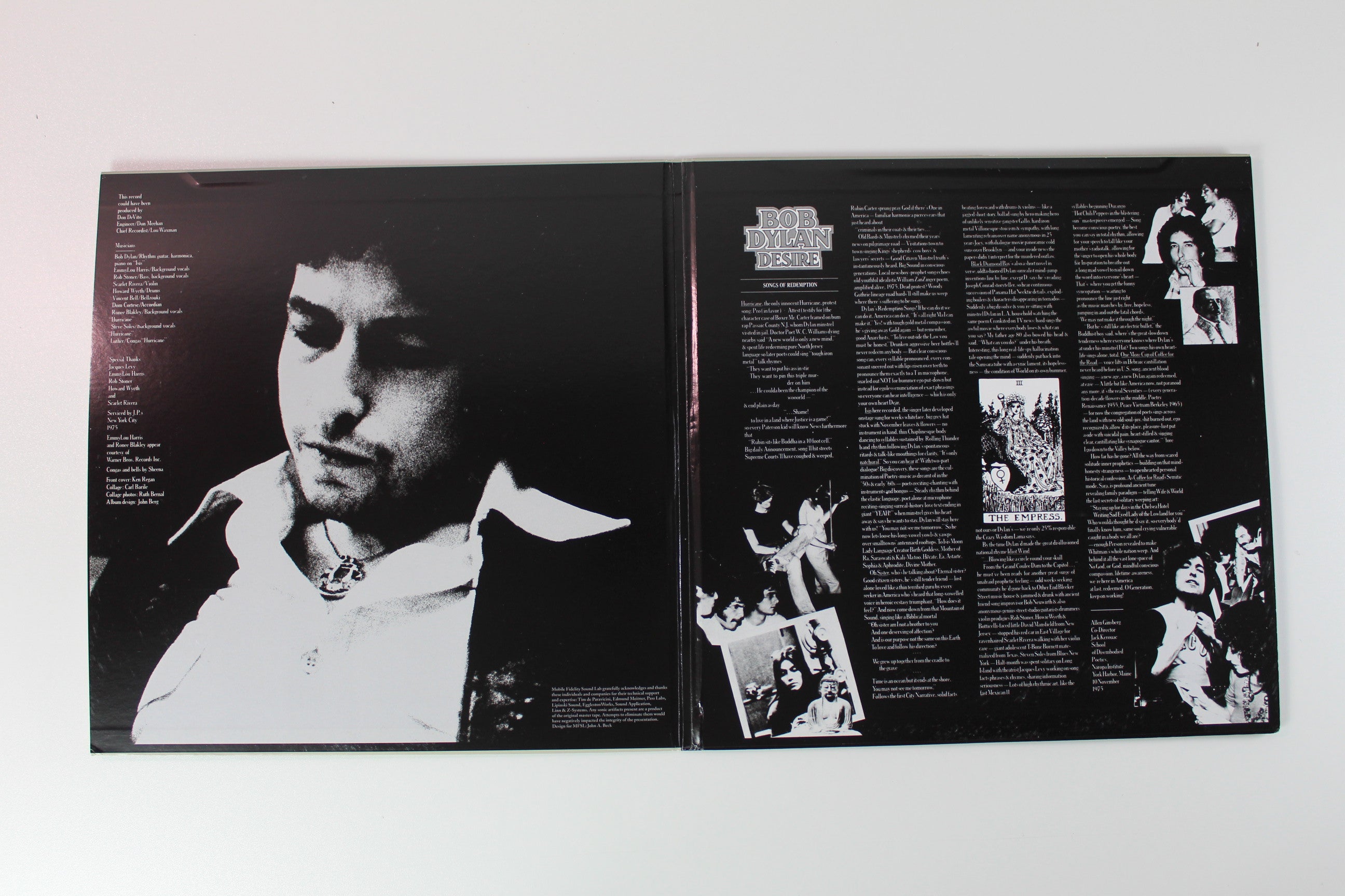 Bob Dylan - Desire on Mobile Fidelity Sound Lab Ltd Numbered 2 X 12" 45 RPM Reissue