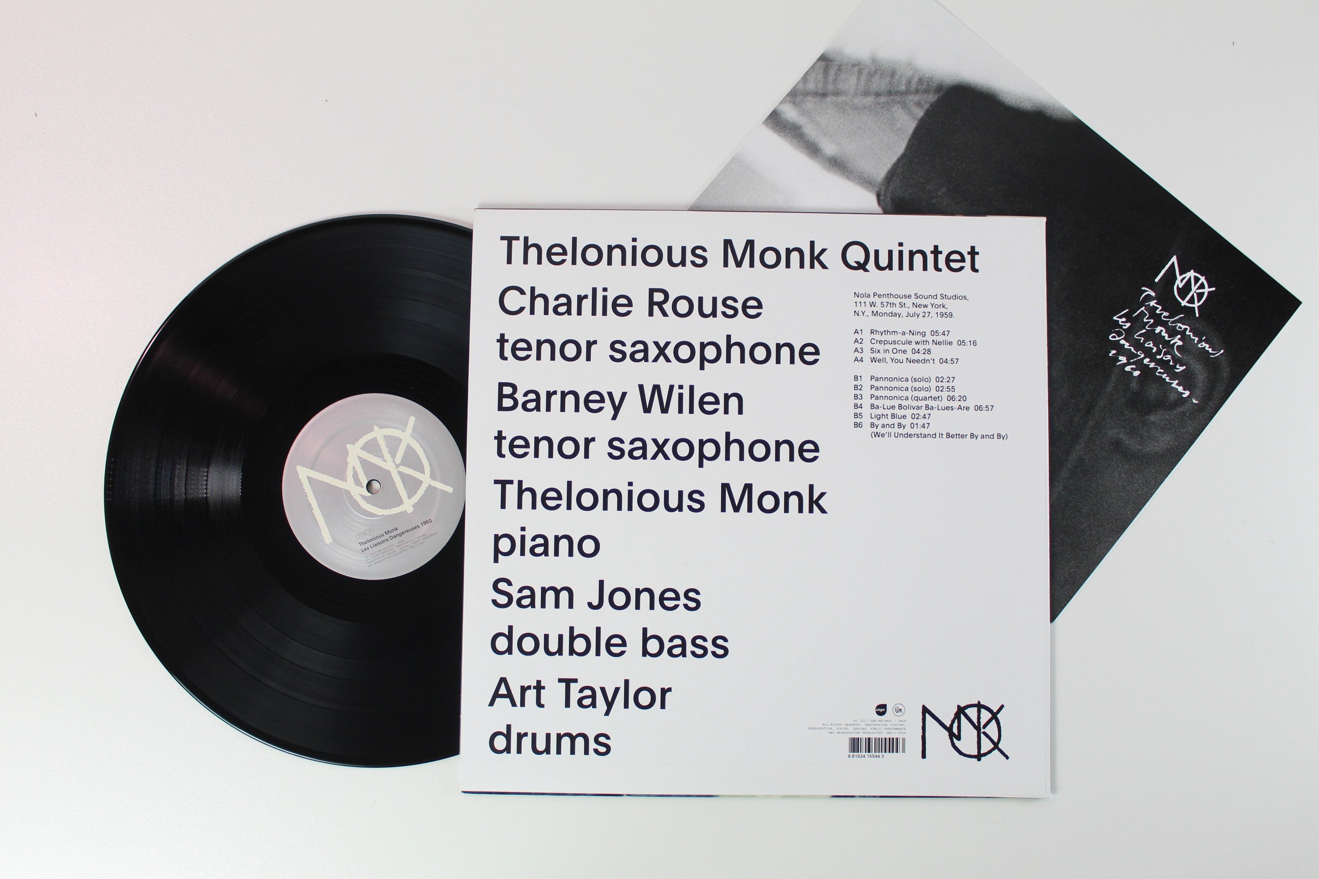 Thelonious Monk - Les Liaisons Dangereuses 1960 on Sam Records Reissue