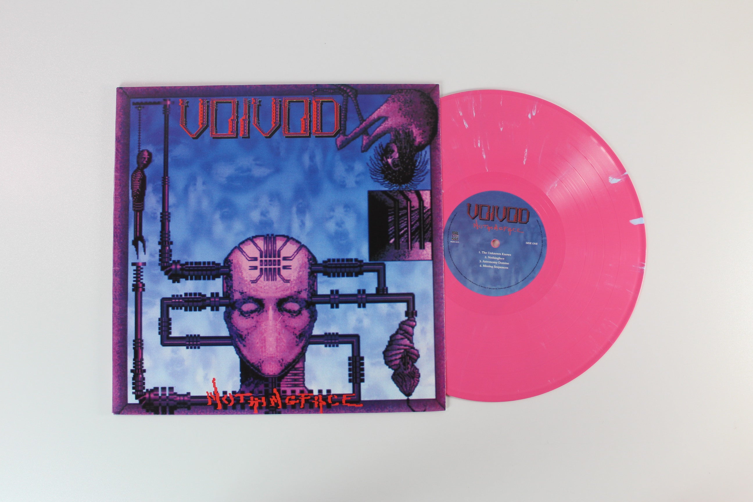 Voïvod - Nothingface on Real Gone Music - Pink / Blue Swirl Colored Vinyl