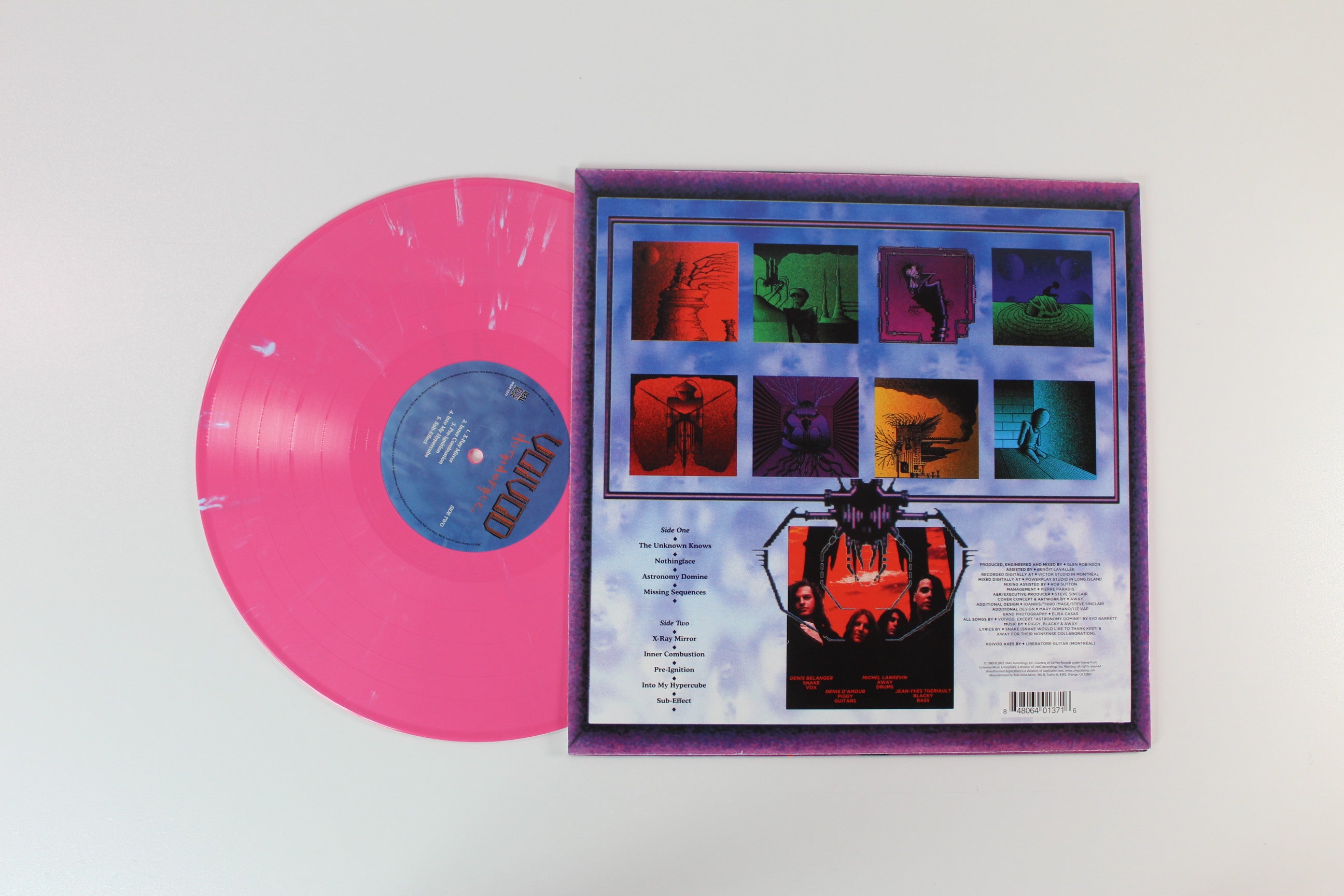 Voïvod - Nothingface on Real Gone Music - Pink / Blue Swirl Colored Vinyl
