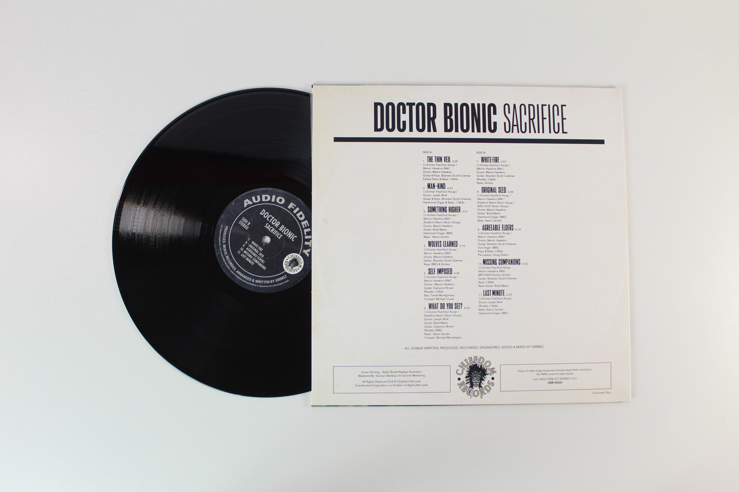 Doctor Bionic - Sacrifice on Chiefdom Records