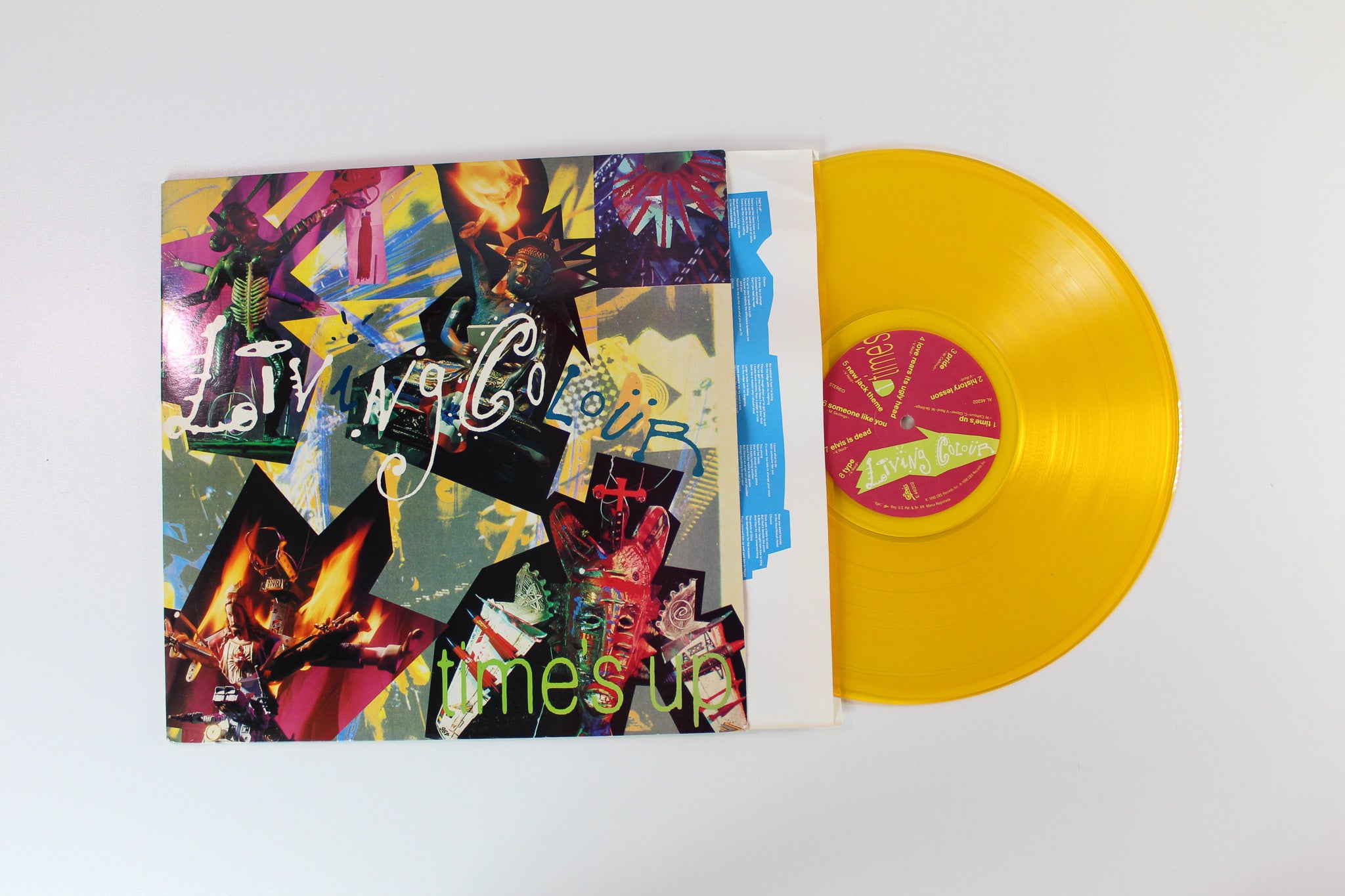 Living Colour - Time's Up on Epic Ltd Yellow Vinyl