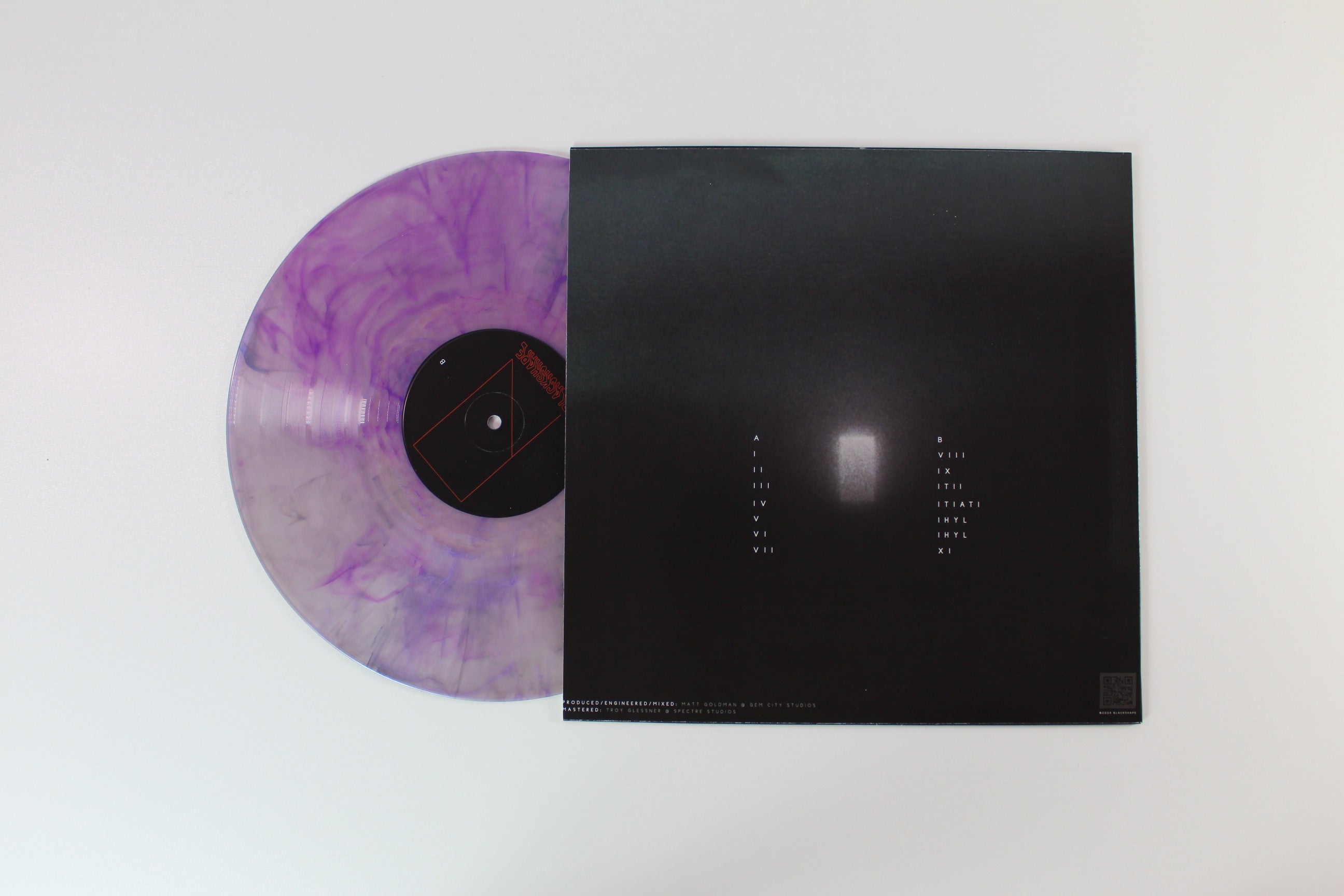 Blackshape - Blackshape Ltd Clear w/ Iridescent Blue and Purple Dispersion Blend Reissue