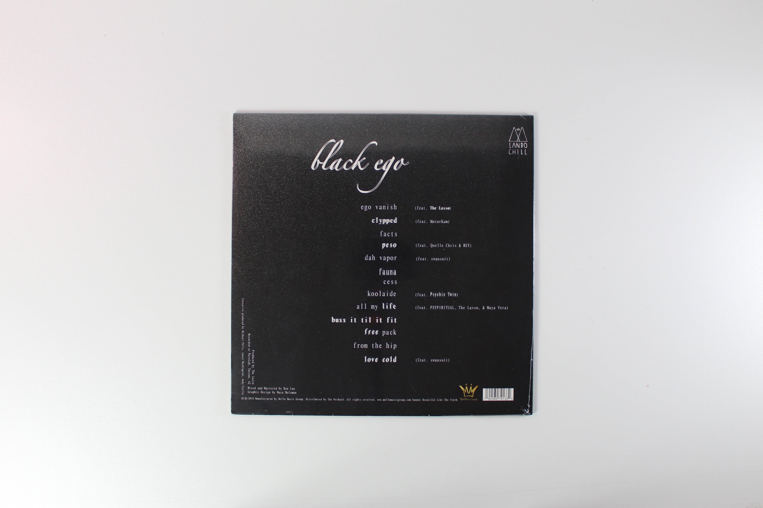 Lando Chill - Black Ego on Mello Music Group Ltd Edition Sealed