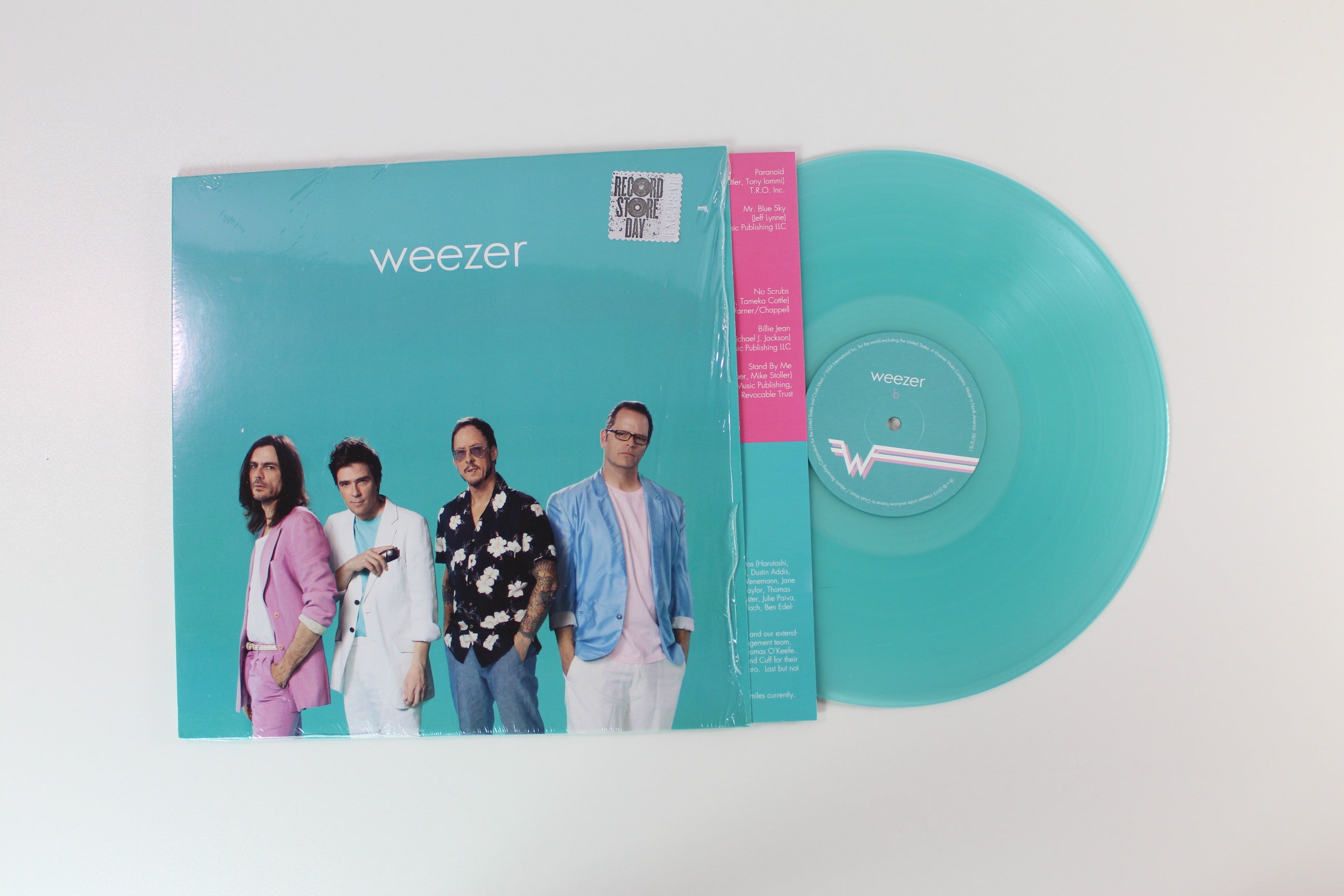 Weezer - Weezer on Crush Music RSD 2019 Teal Translucent Reissue