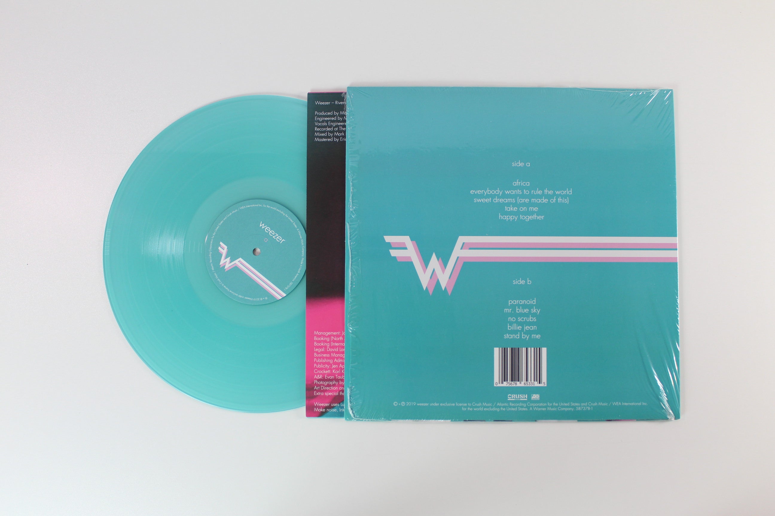 Weezer - Weezer on Crush Music RSD 2019 Teal Translucent Reissue
