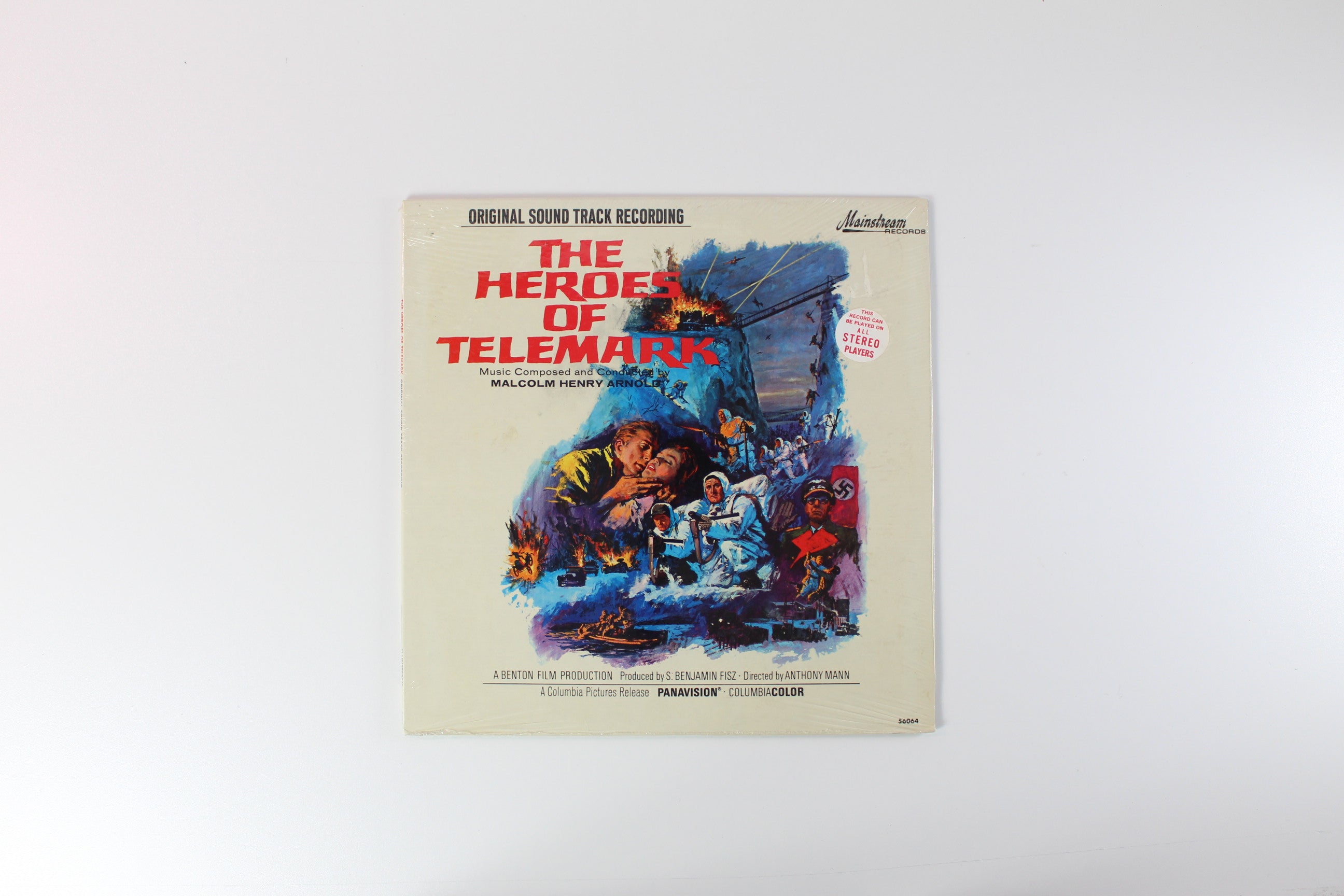 Malcolm Arnold - The Heroes Of Telemark: Original Sound Track Recording on Mainstream Mono Sealed