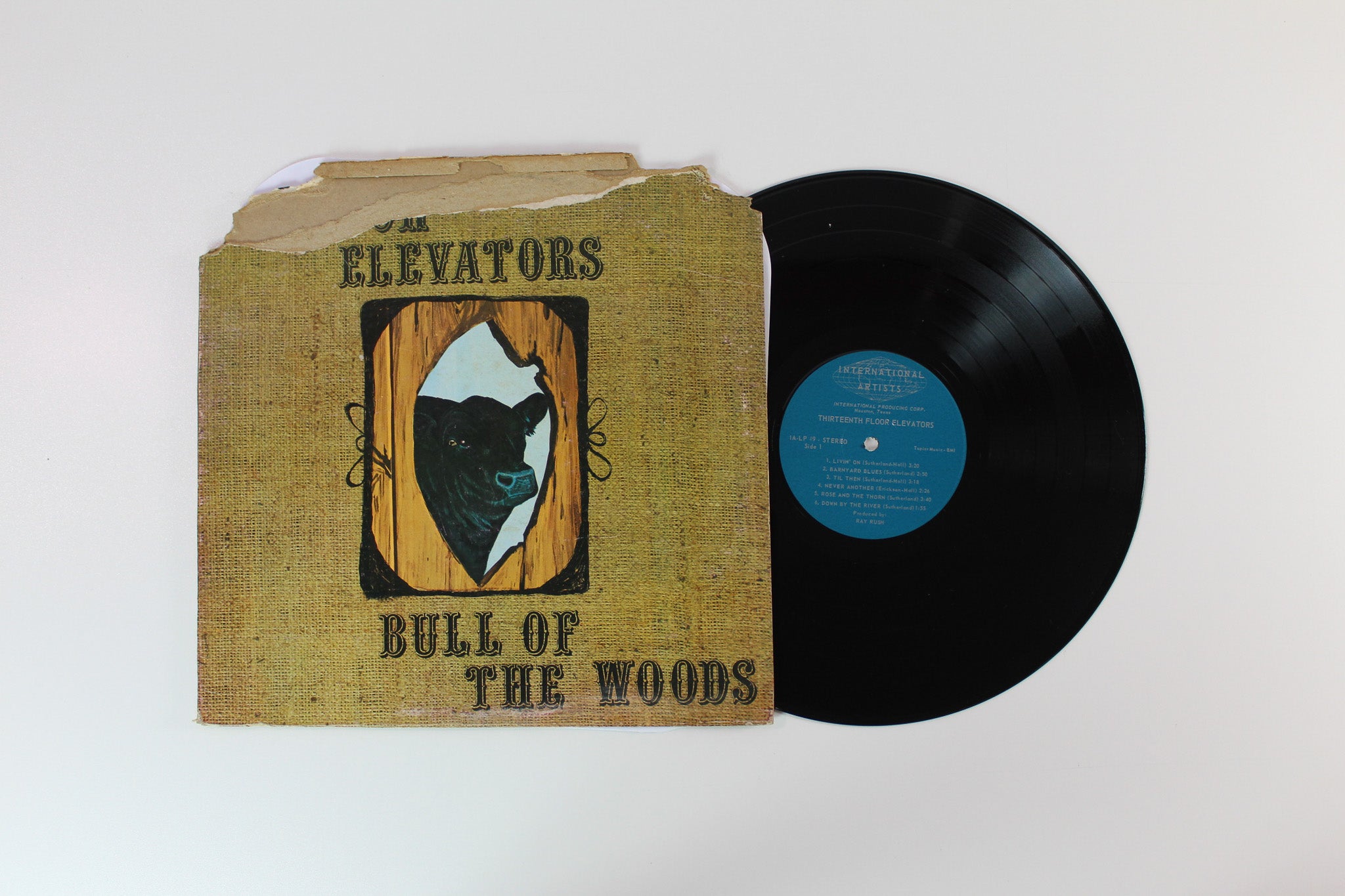 13th Floor Elevators - Bull Of The Woods on International Artists Poor Cover VG Record