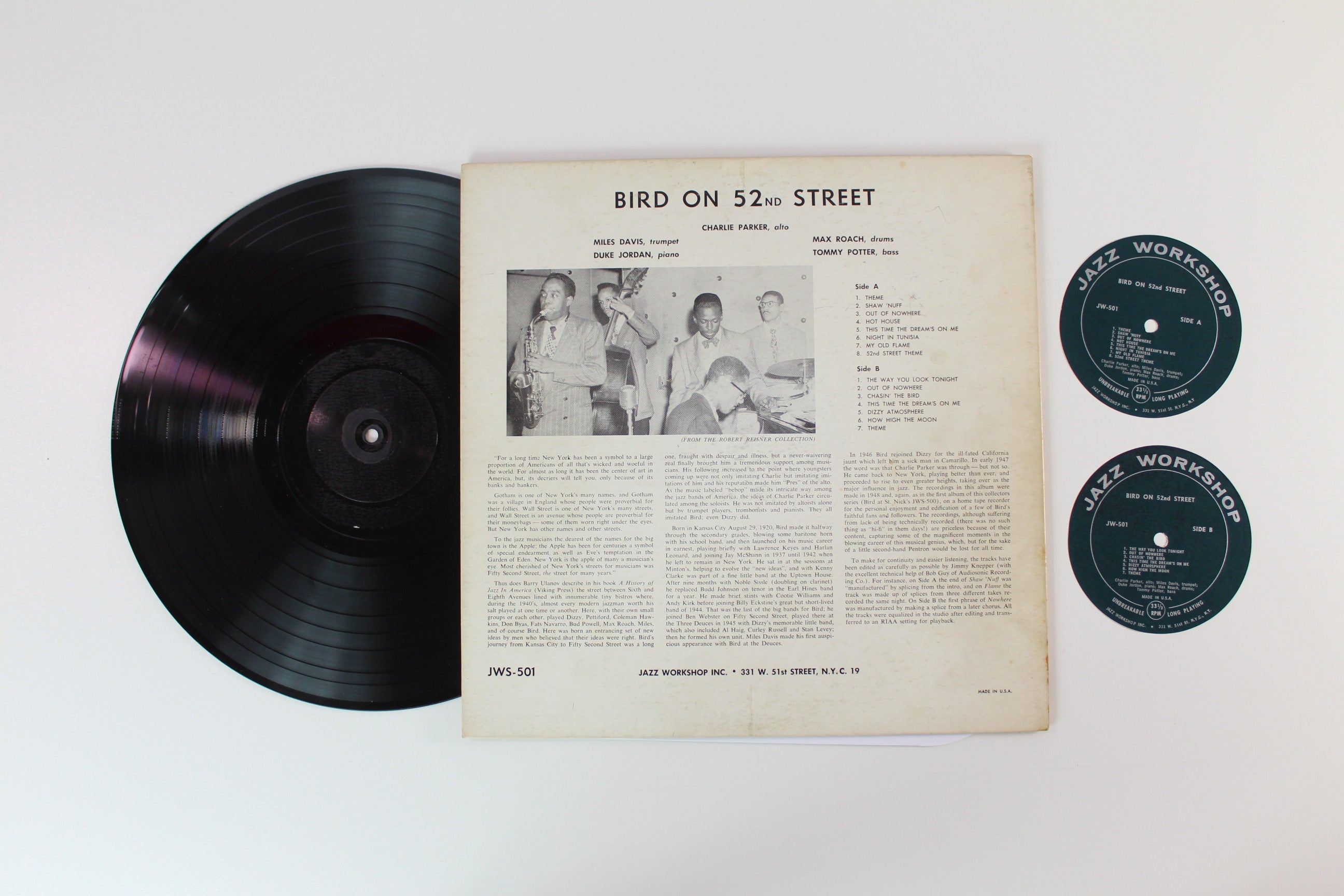 Charlie Parker - Bird On 52nd St. on Jazz Workshop