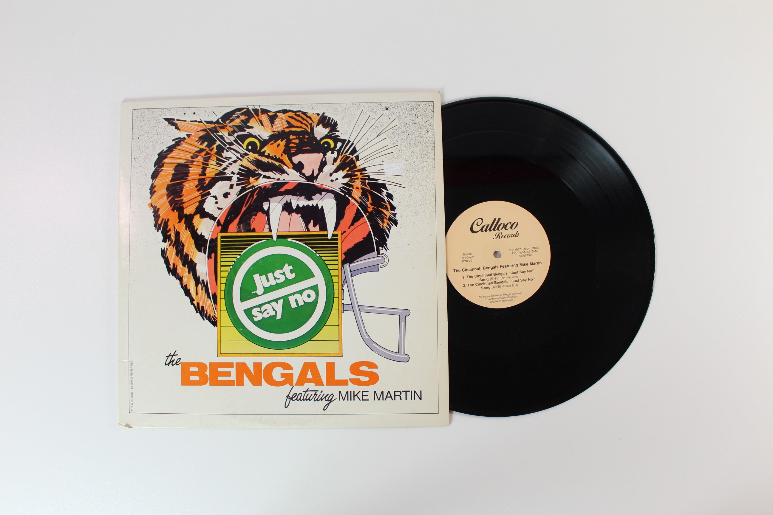 The Cincinnati Bengals - Just Say No on Calloco Calloway Brothers Modern Soul 12" Single
