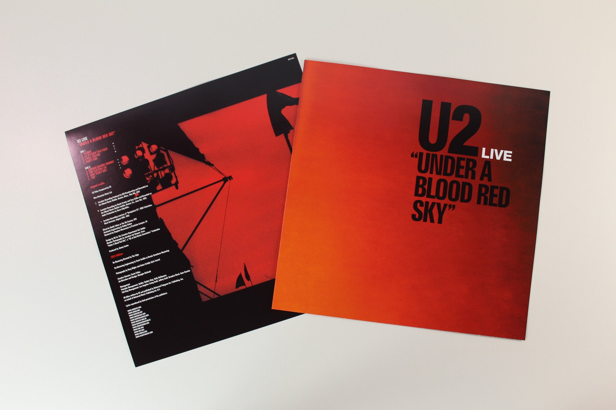 U2 - Live Under A Blood Red Sky on Island RSD BF 2023 Ltd 40th Anniversary Red Vinyl Reissue