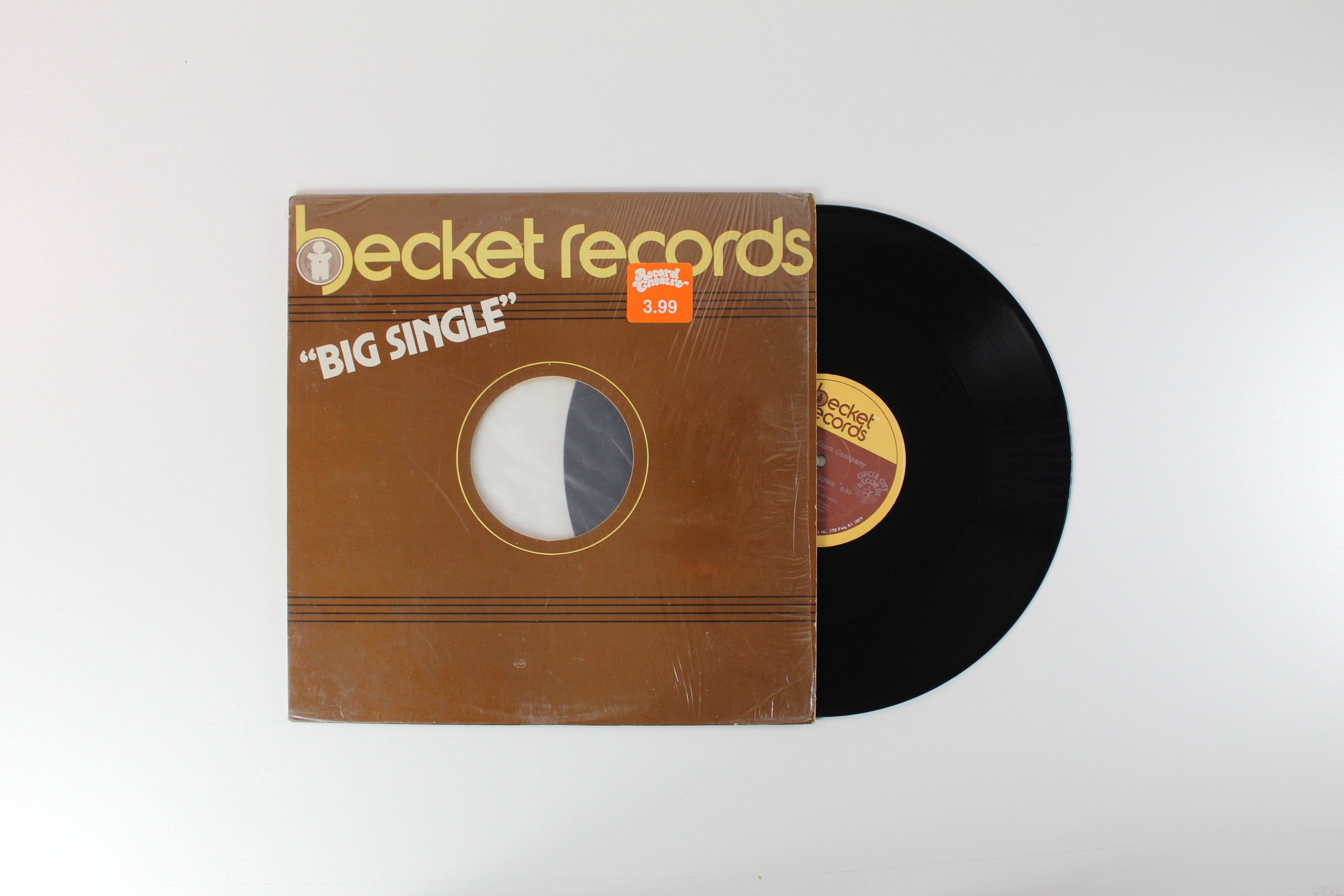 The Rickie Clark Company - Time To Throw Down on Becket Records - 12" Single