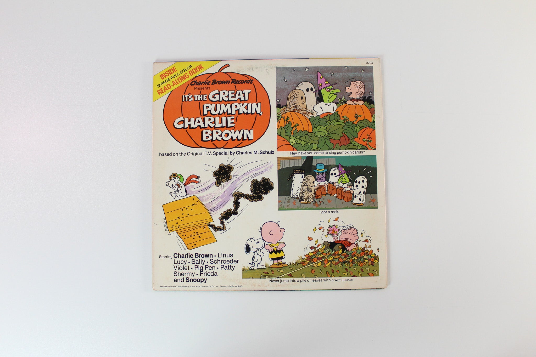 Charles M. Schulz - It's The Great Pumpkin, Charlie Brown on Charlie Brown Records