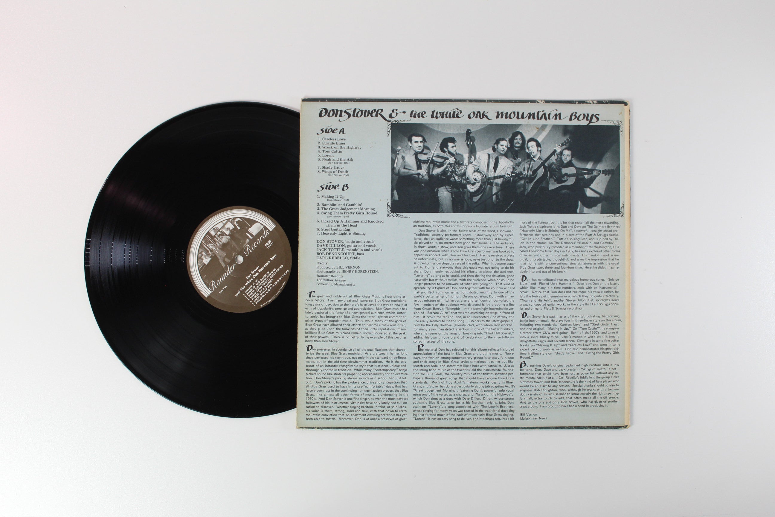 Don Stover - Don Stover And The White Oak Mountain Boys on Rounder