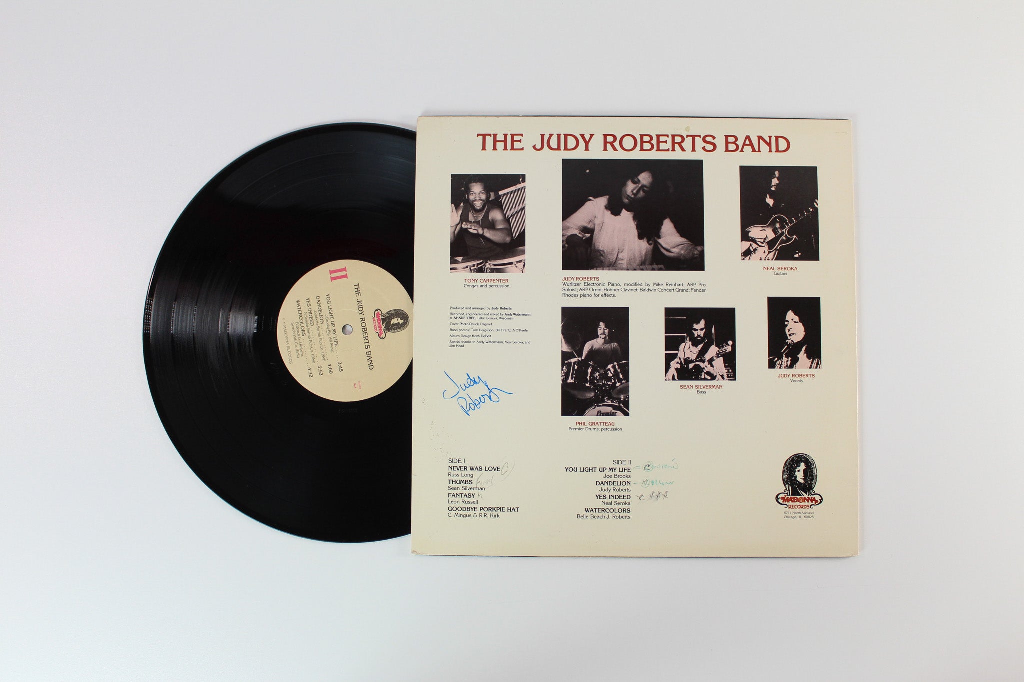 The Judy Roberts Band - The Judy Roberts Band on Madonna