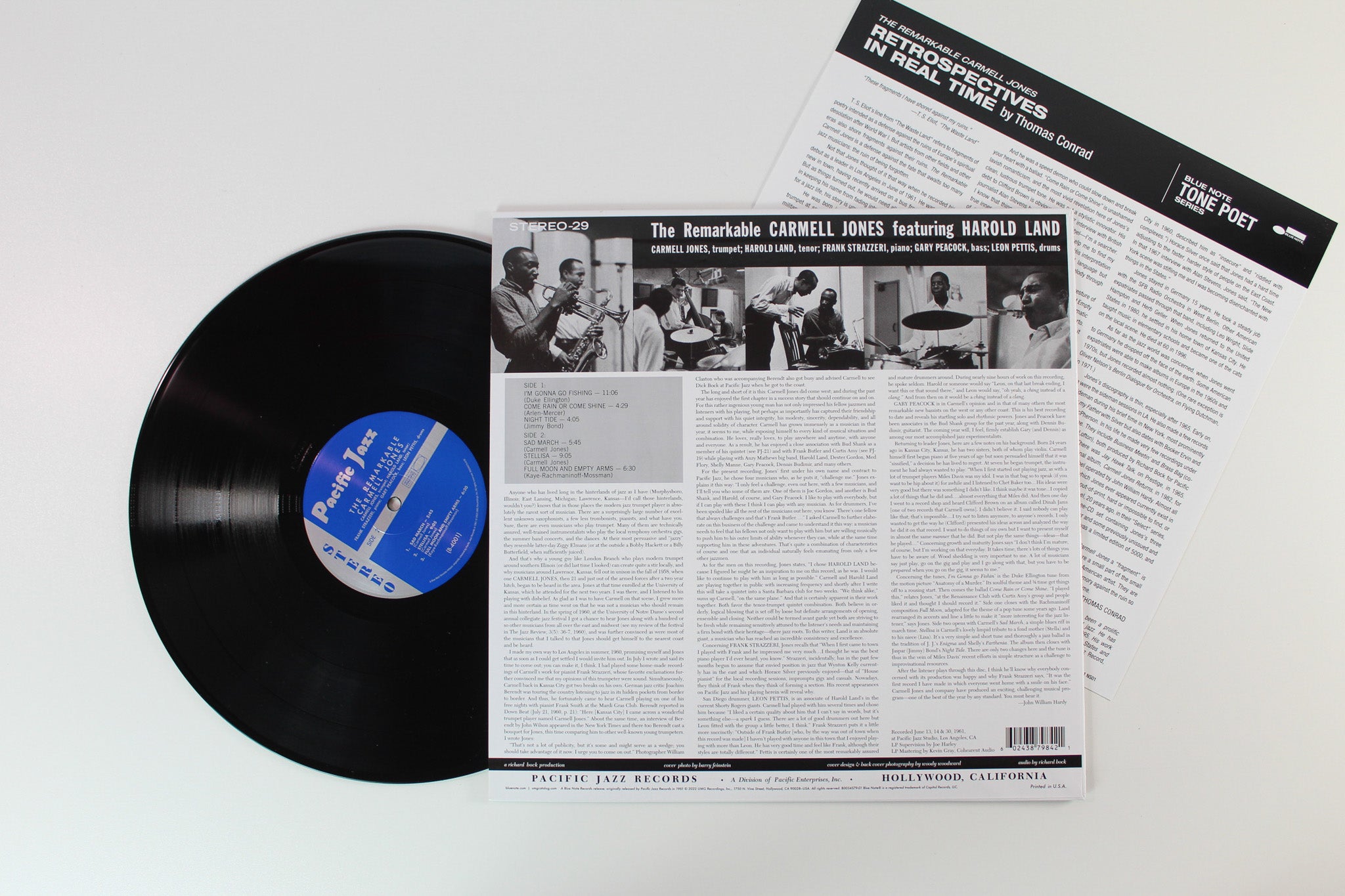 Carmell Jones - The Remarkable Carmell Jones on Pacific Jazz Blue Note Tone Poet Series Reissue