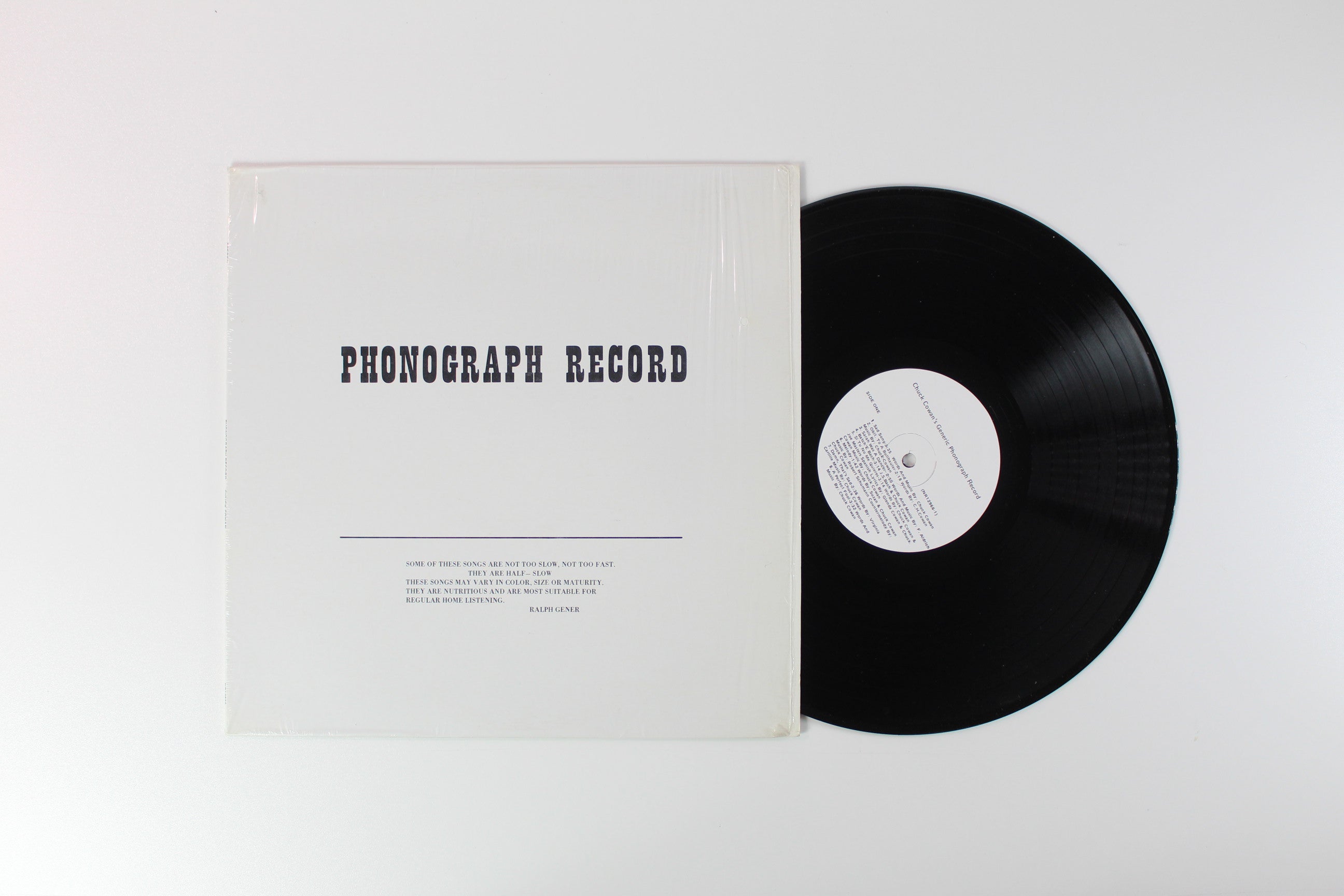 Chuck Cowan - Chuck Cowan's Generic Phonograph Record