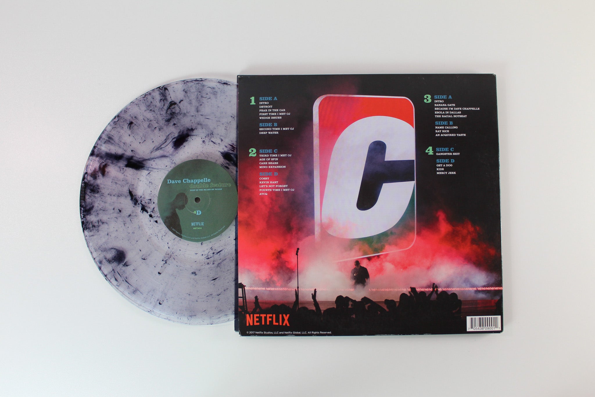 Dave Chappelle - Double Feature - The Age of Spin/Deep In the Heart of Texas on Netflix Clear With Black Smoke