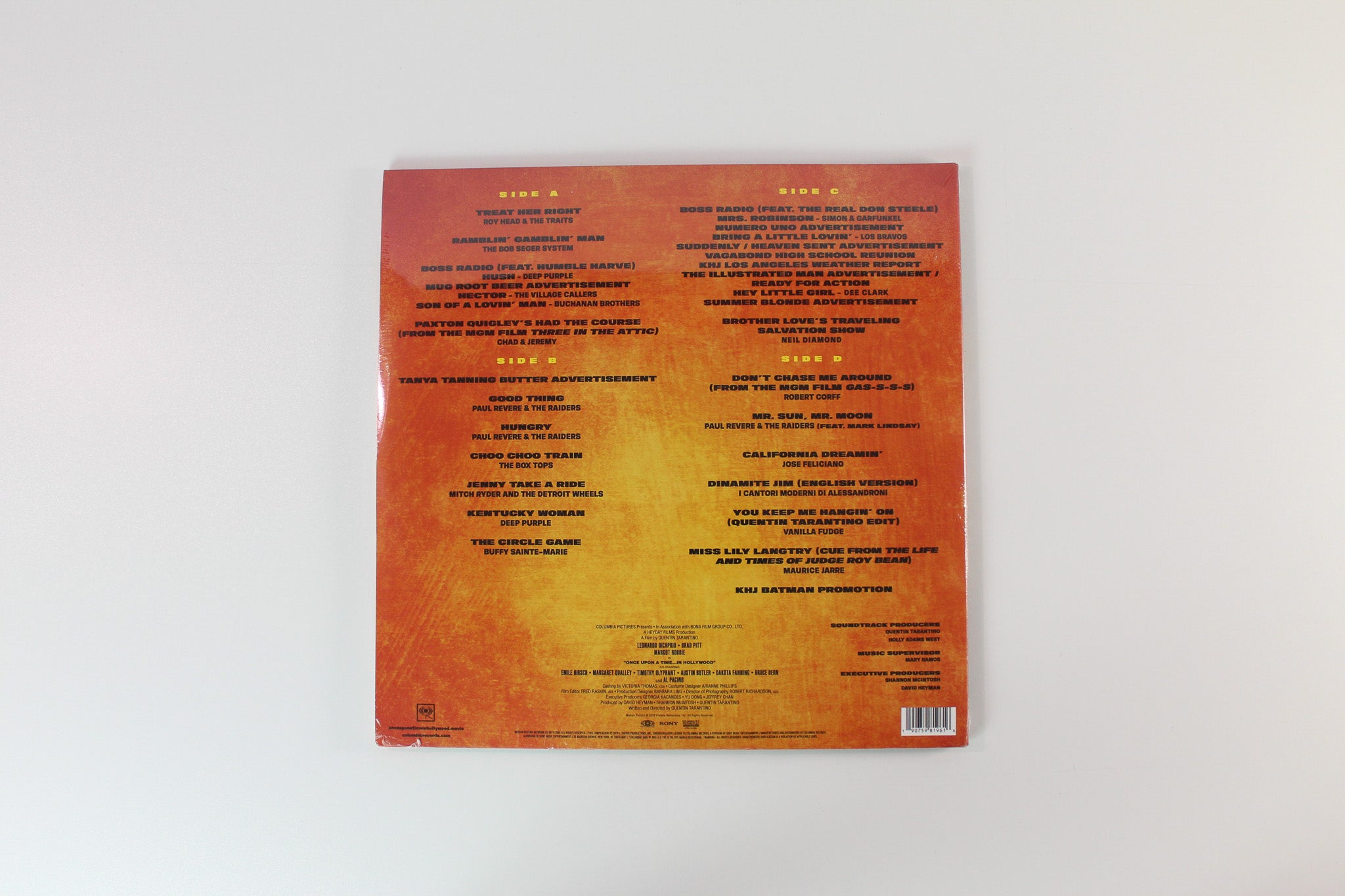 Various - Once Upon A Time In Hollywood (Original Motion Picture Soundtrack) on Columbia Ltd Orange Translucent Sealed