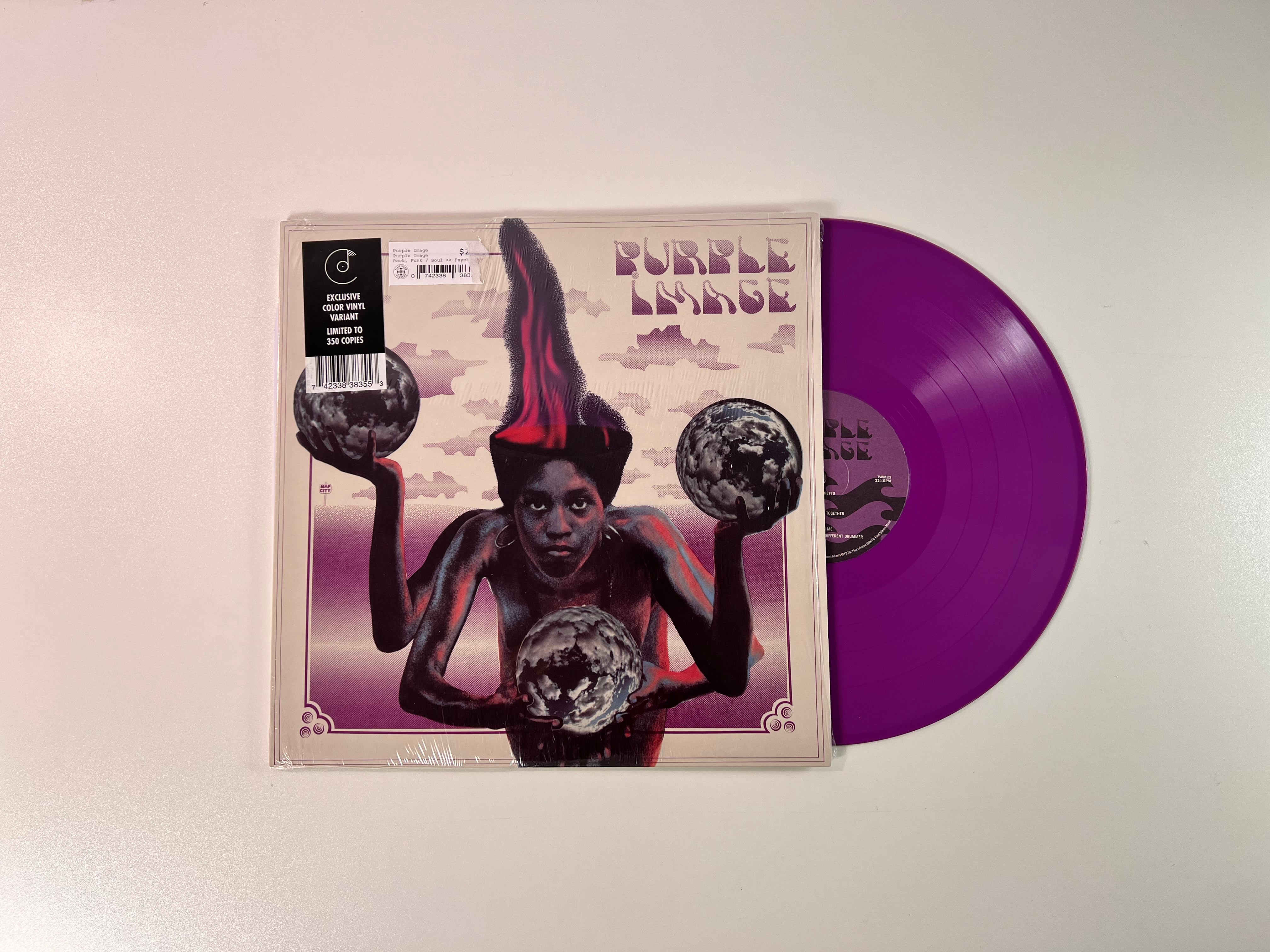 Purple Image - Purple Image on Tidal Waves Music Ltd Purple Vinyl Reissue