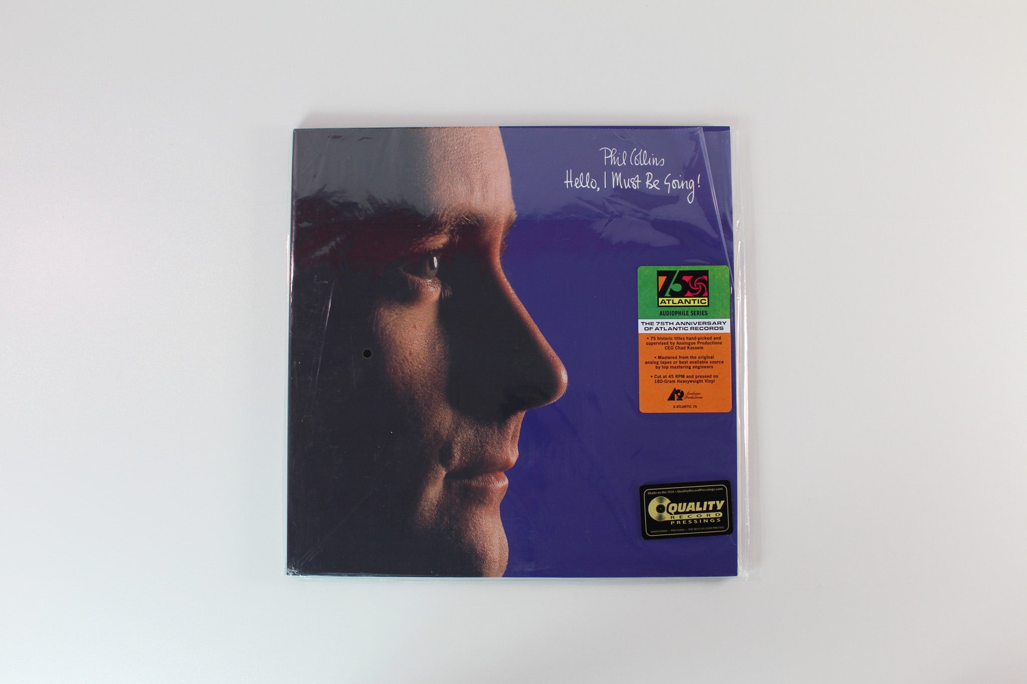 Phil Collins - Hello, I Must Be Going! on Analogue Productions Atlantic 75 Series Ltd Numbered 45 RPM Reissue