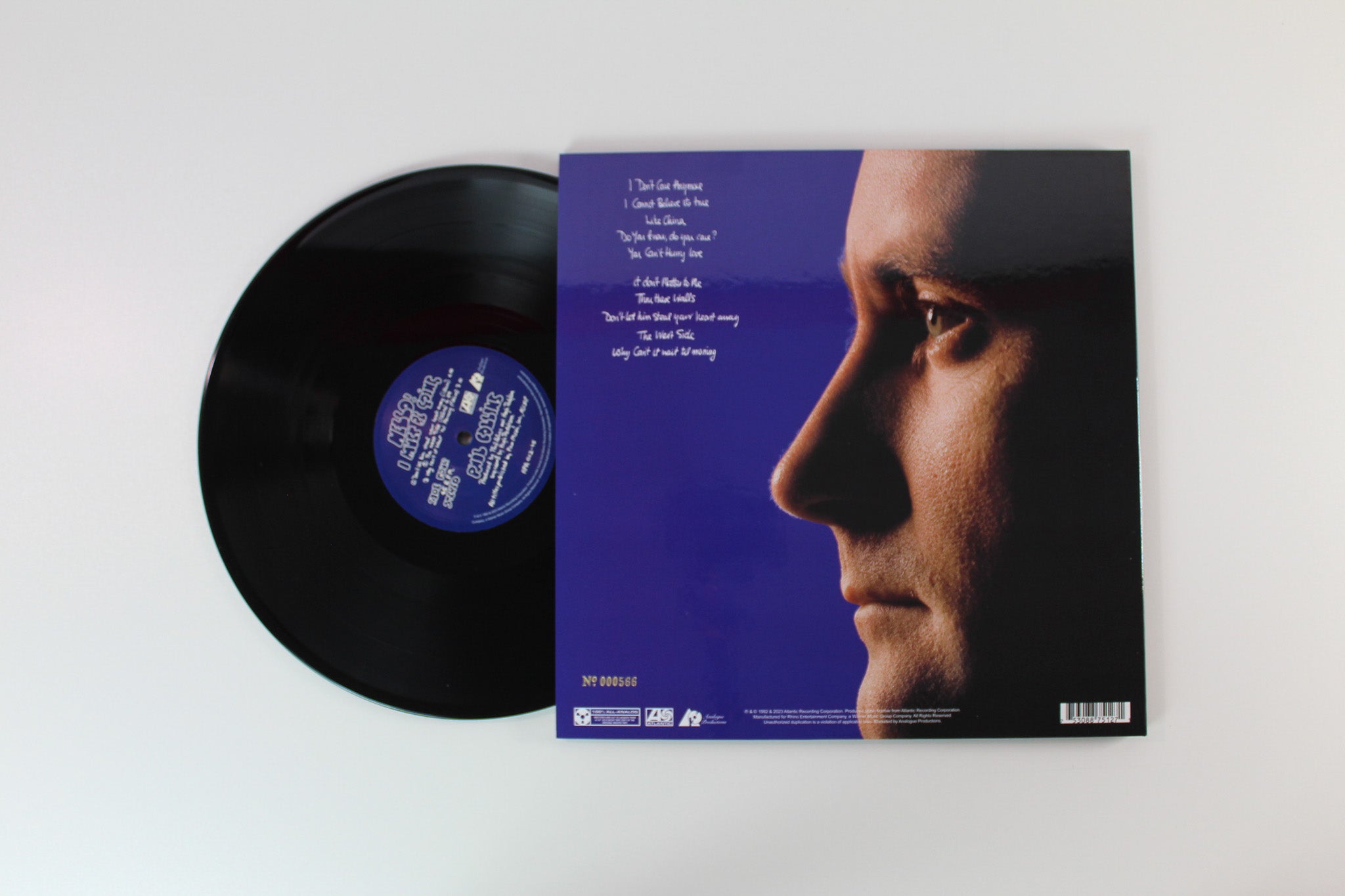 Phil Collins - Hello, I Must Be Going! on Analogue Productions Atlantic 75 Series Ltd Numbered 45 RPM Reissue