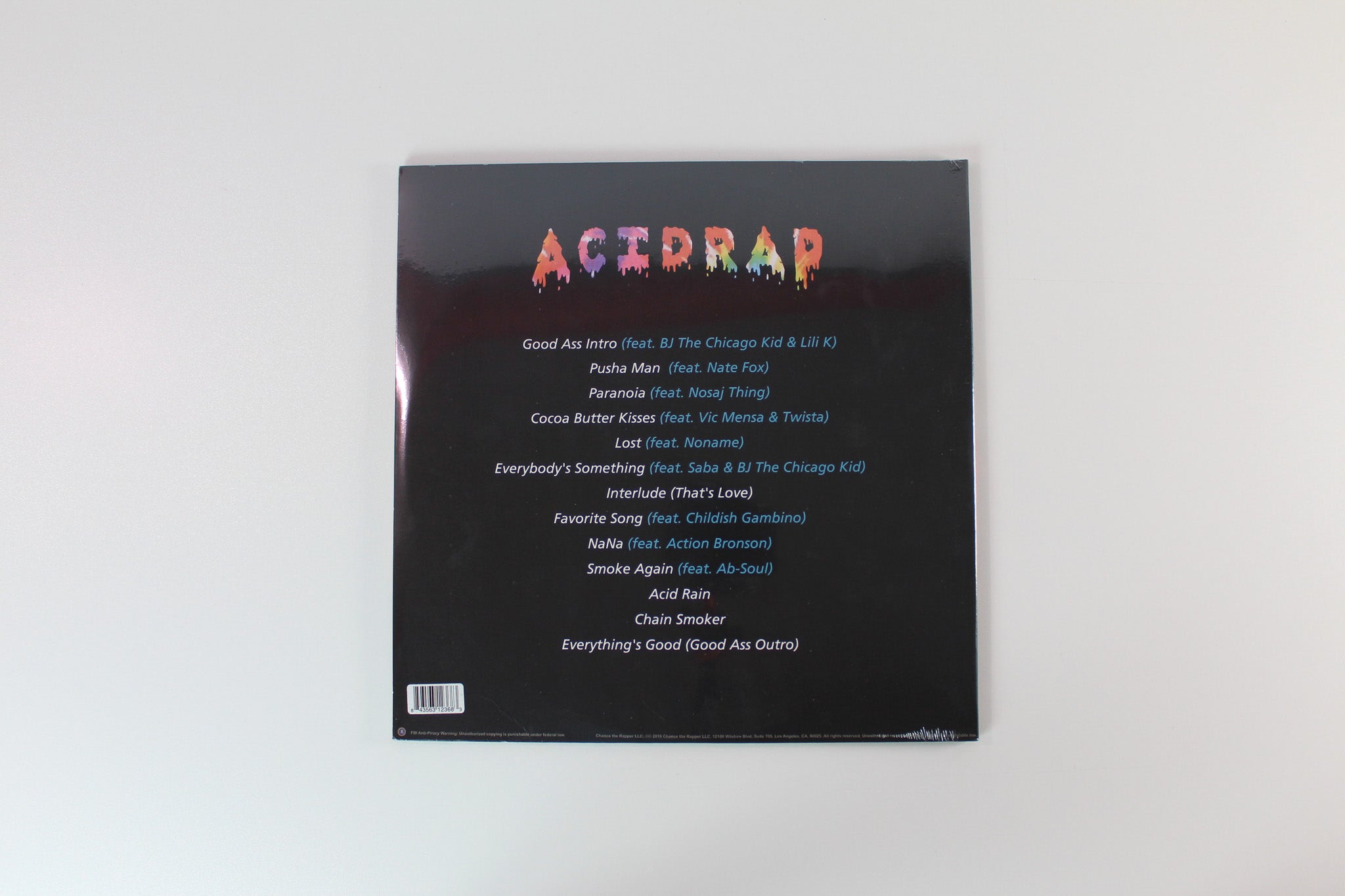 Chance The Rapper - Acid Rap Self Released 45 RPM Purple & Blue Swirl Reissue Sealed