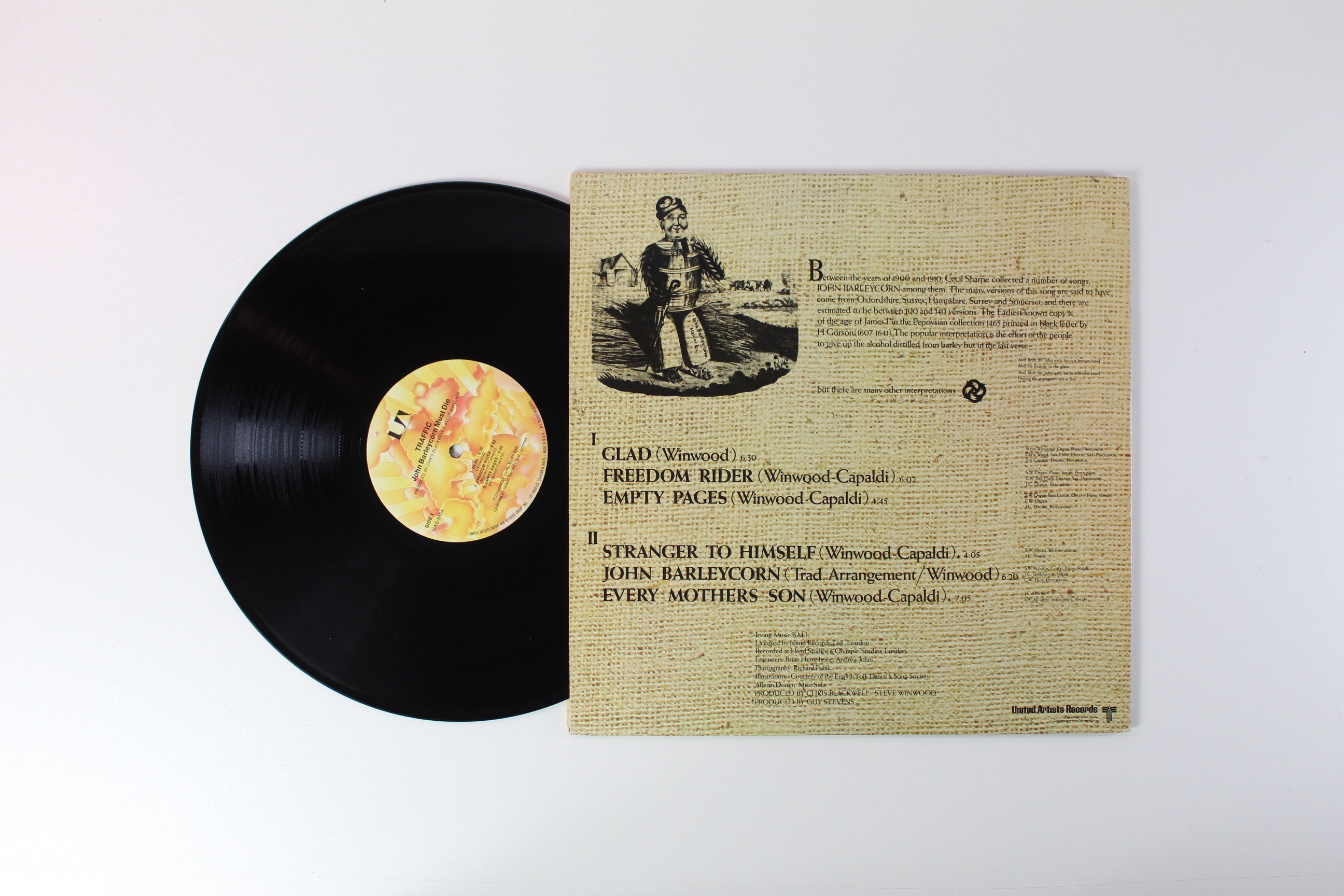 Traffic - John Barleycorn Must Die on United Artists Reissue