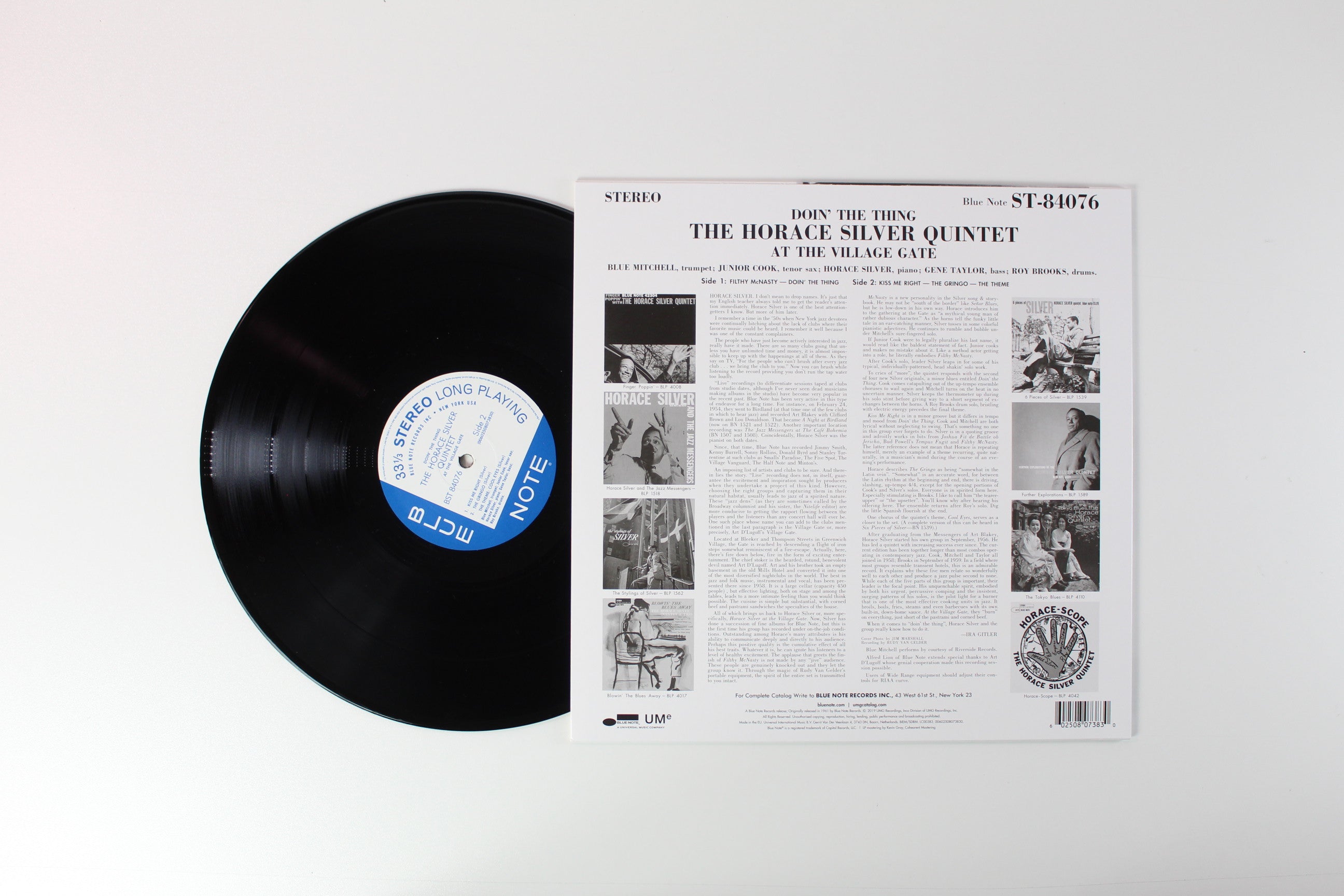 The Horace Silver Quintet - Doin' The Thing At The Village Gate on Blue Note 80 Vinyl Reissue Series