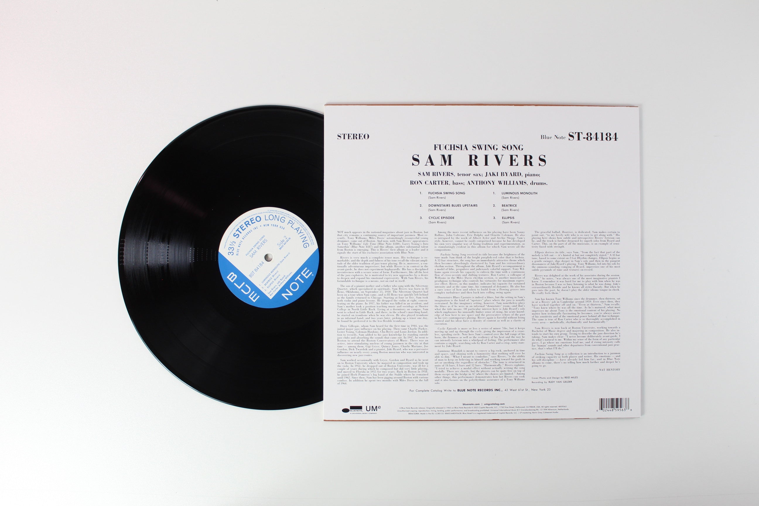 Sam Rivers - Fuchsia Swing Song on Blue Note Classic Vinyl Series 180 Gram Reissue