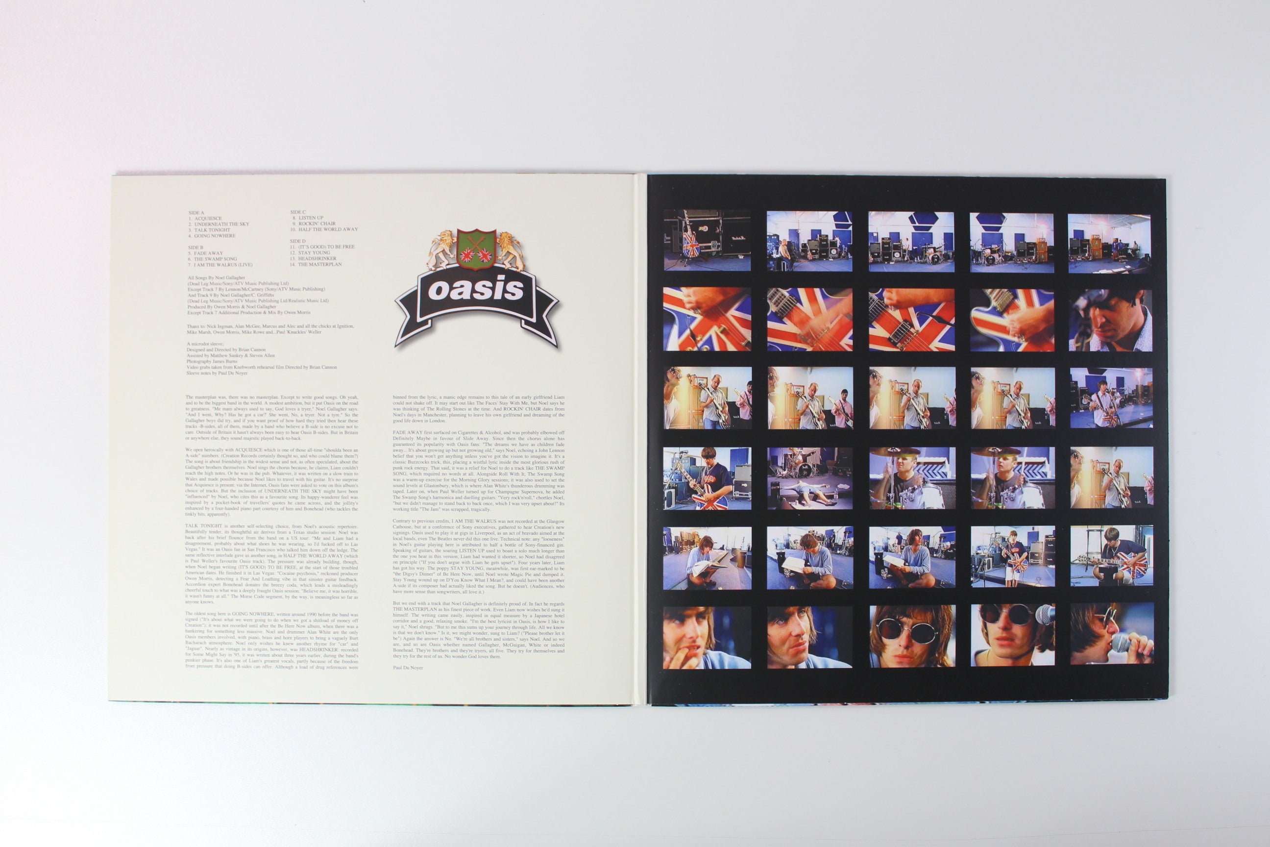 Oasis - The Masterplan on Big Brother Reissue