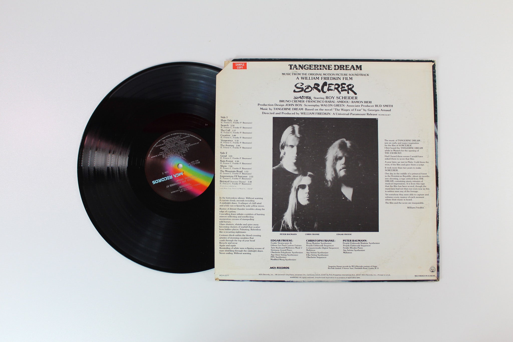 Tangerine Dream - Sorcerer (Music From The Original Motion Picture Soundtrack) on MCA Records