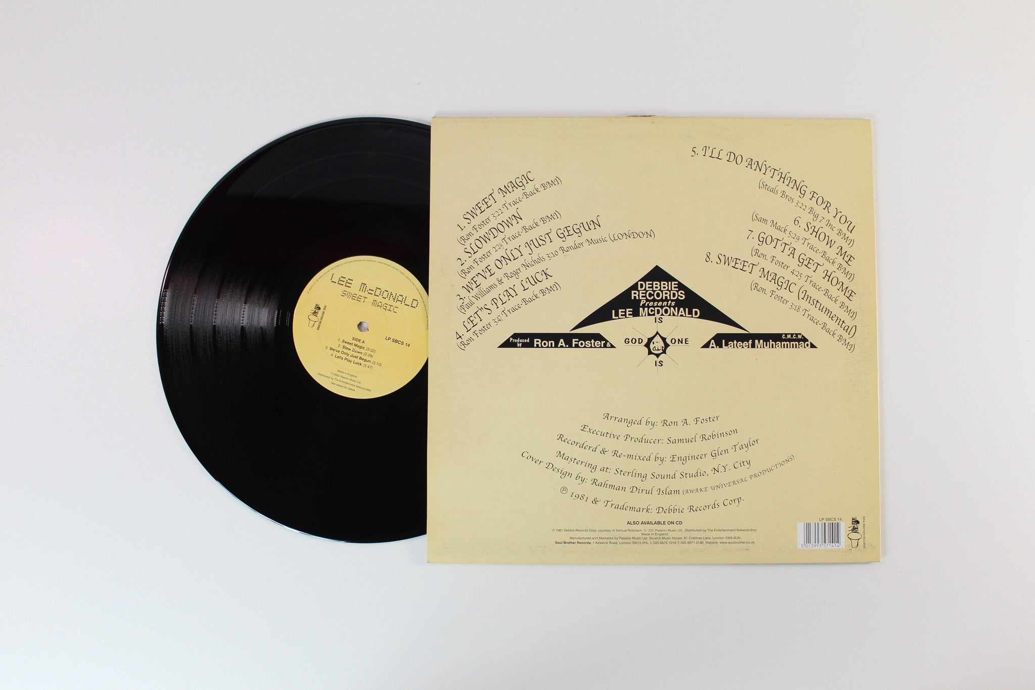 Lee McDonald - Sweet Magic on Soul Brother Records - Reissue