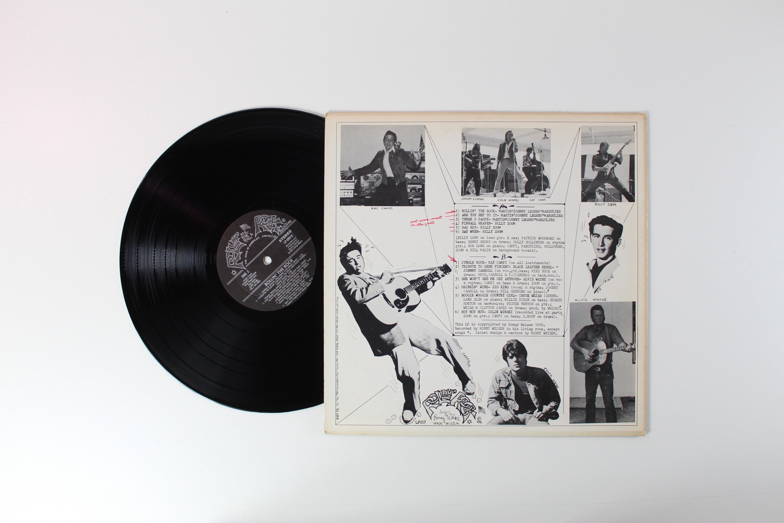 Various - Rollin' The Rock Vol. 1 on Rollin Rock