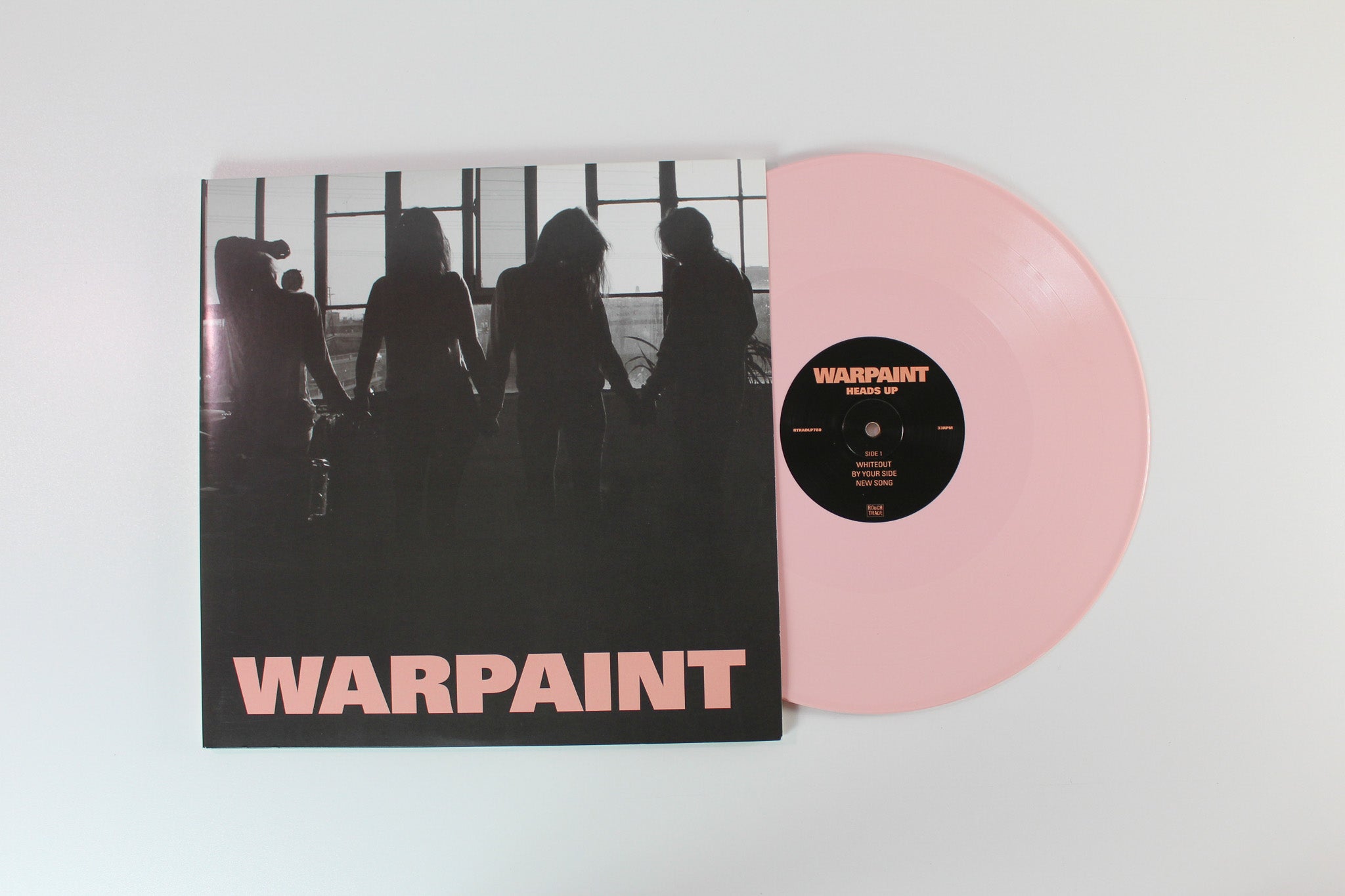 Warpaint - Heads Up on Rough Trade - Pink & Black Vinyl