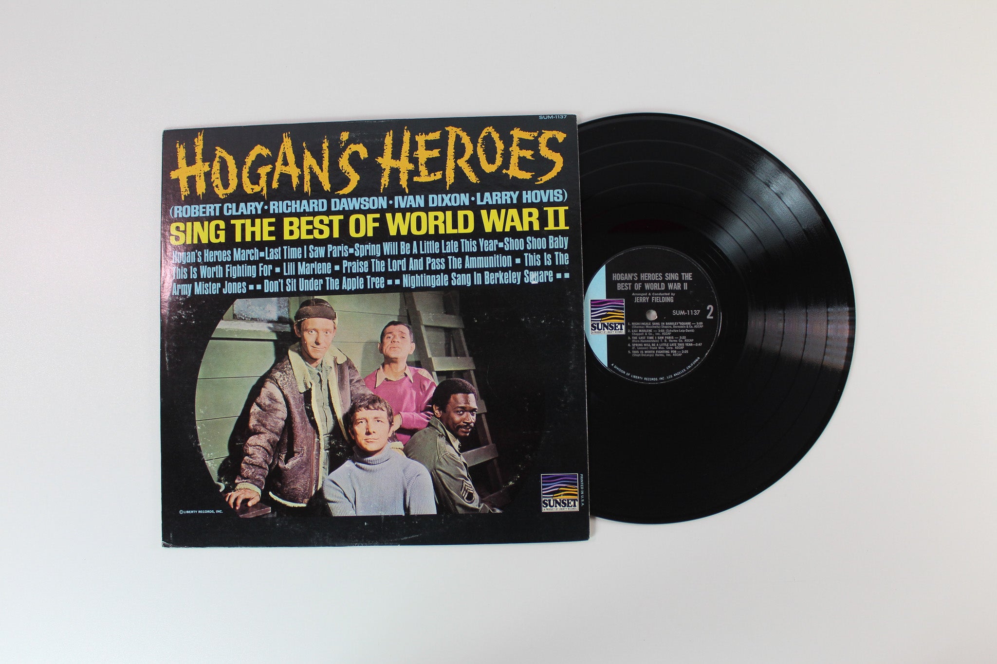 Various - Hogan's Heroes Sing The Best Of World War II on Sunset Records