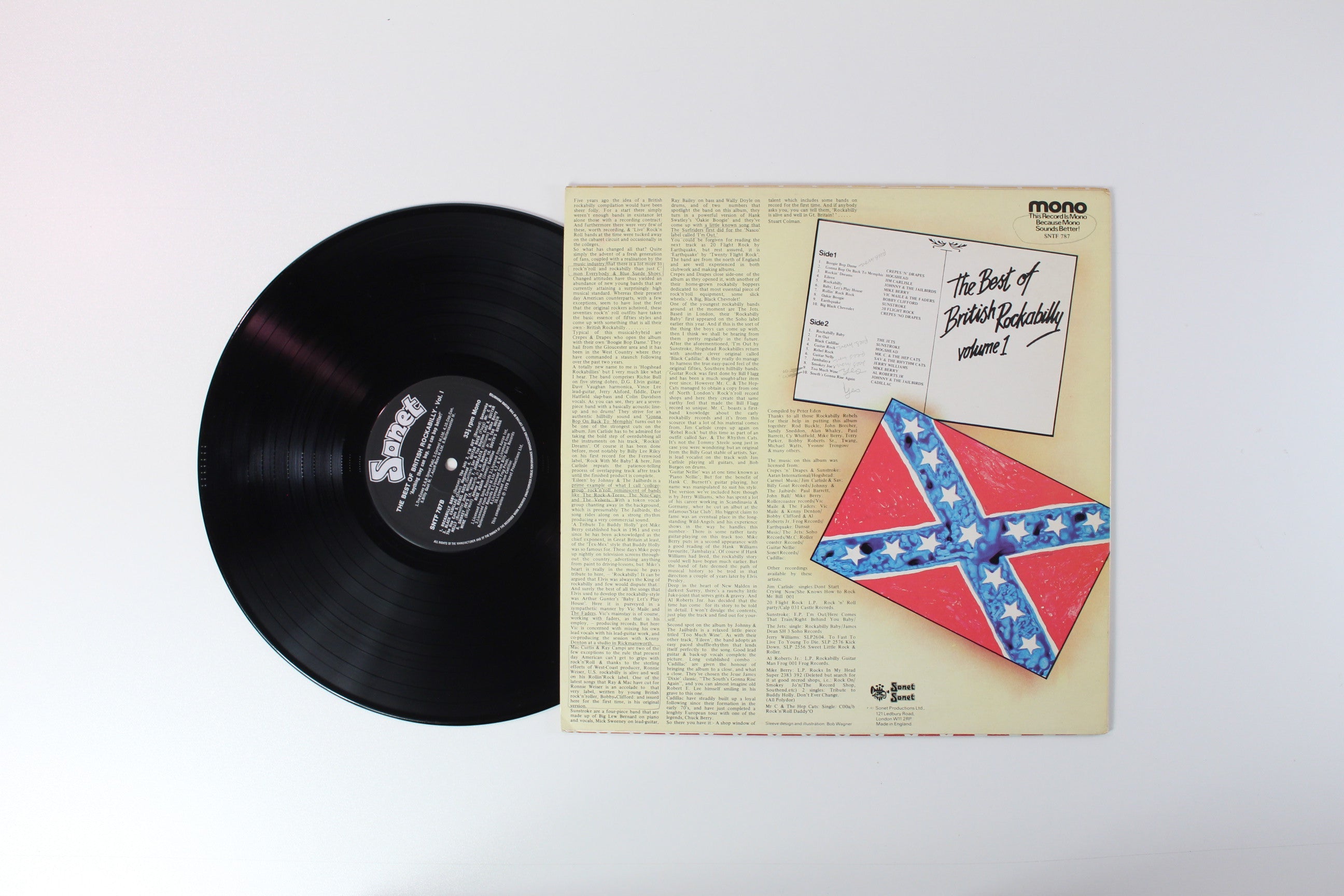 Various - The Best Of British Rockabilly Volume 1 (Anything They Can Bop, We Can Bop Better!) on Sonet UK Press