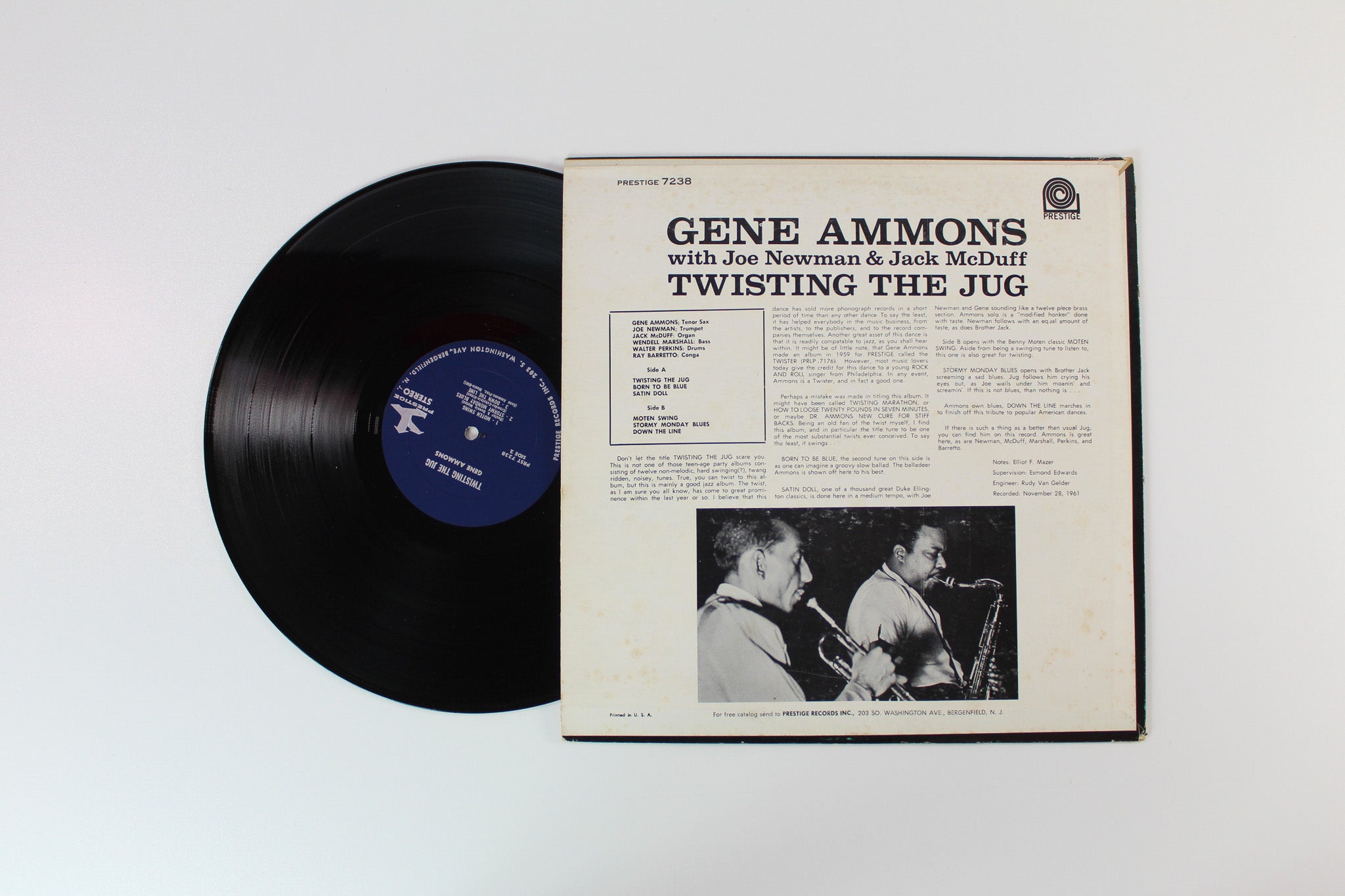 Gene Ammons - Twisting The Jug on Prestige - Stereo Reissue