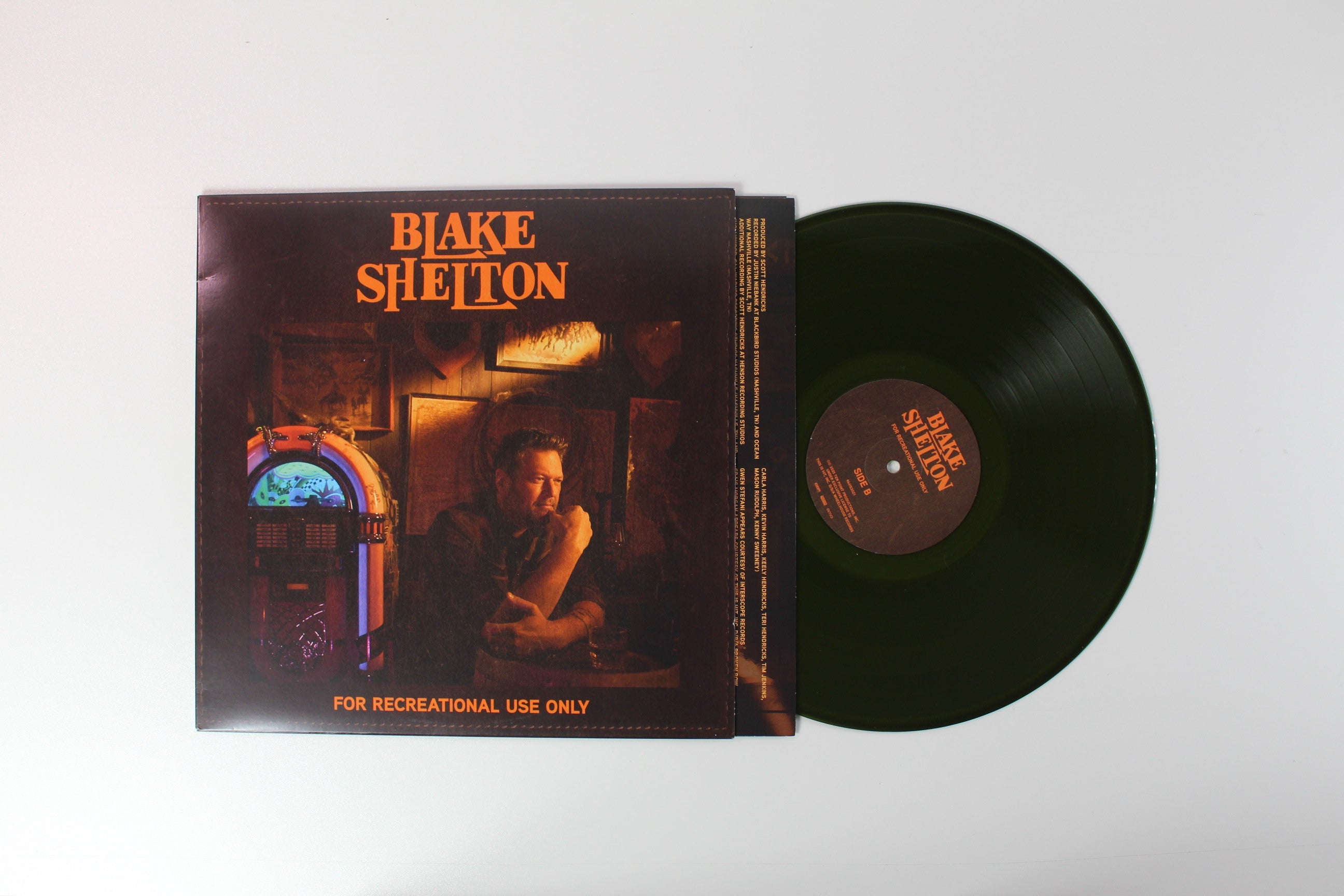 Blake Shelton - For Recreational Use Only on Wheelhouse Transparent Green