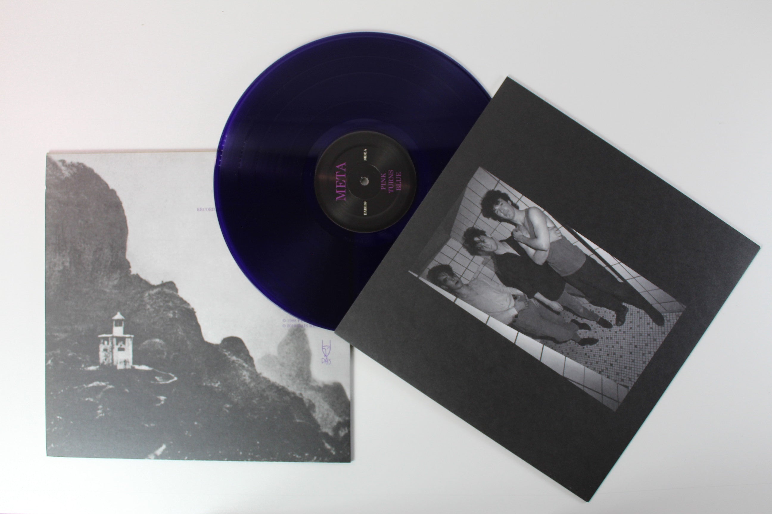 Pink Turns Blue - Meta on Dais Ltd Purple Translucent Vinyl Reissue