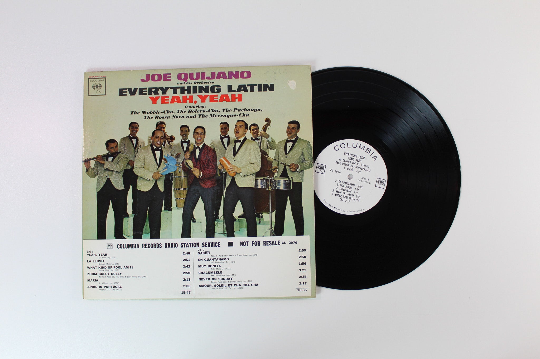 Joe Quijano Y Su Orquesta - Everything Latin Yeah, Yeah on Columbia - Promo