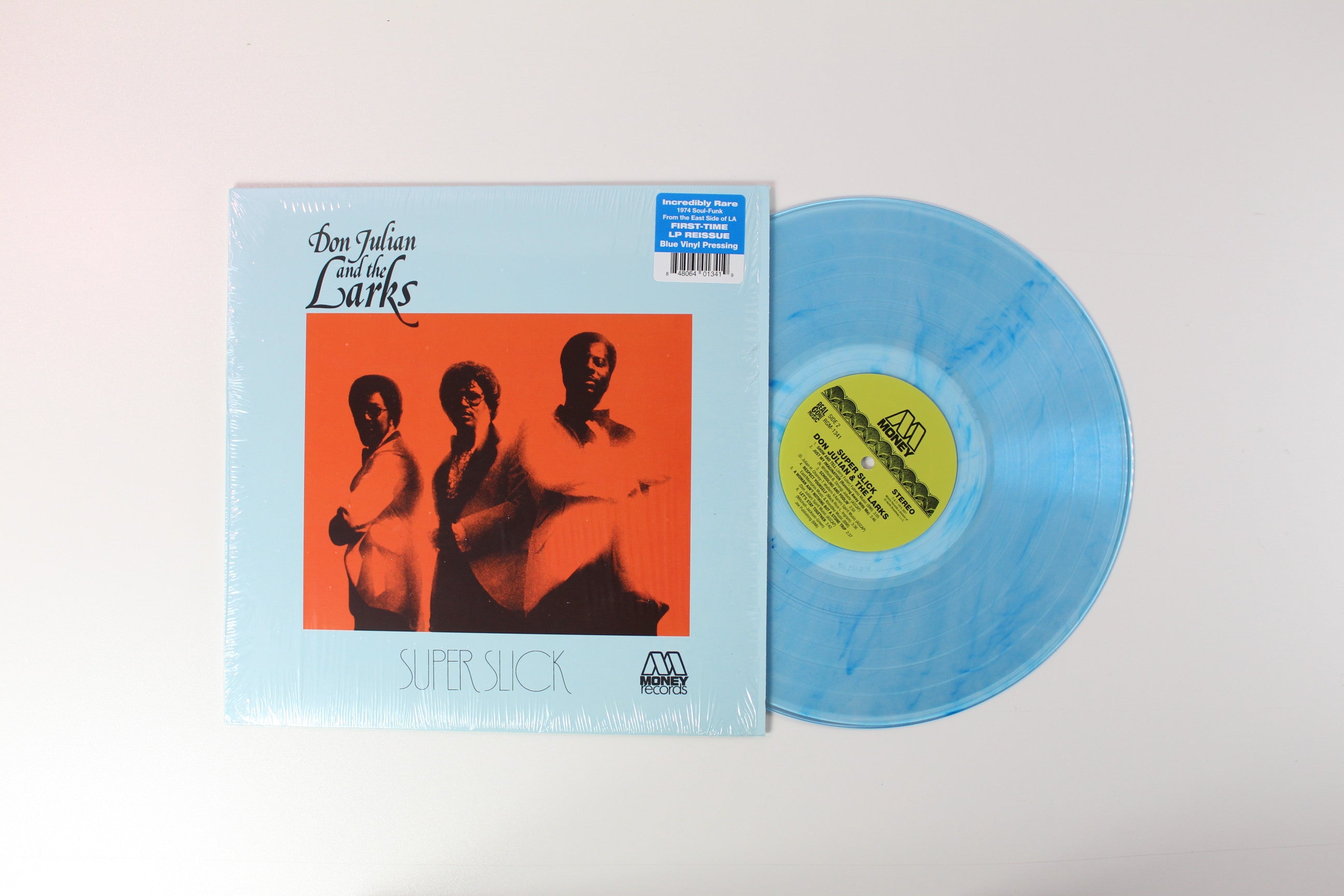 Don Julian & The Larks - Super Slick on Money Real Gone Music Blue Vinyl Reissue