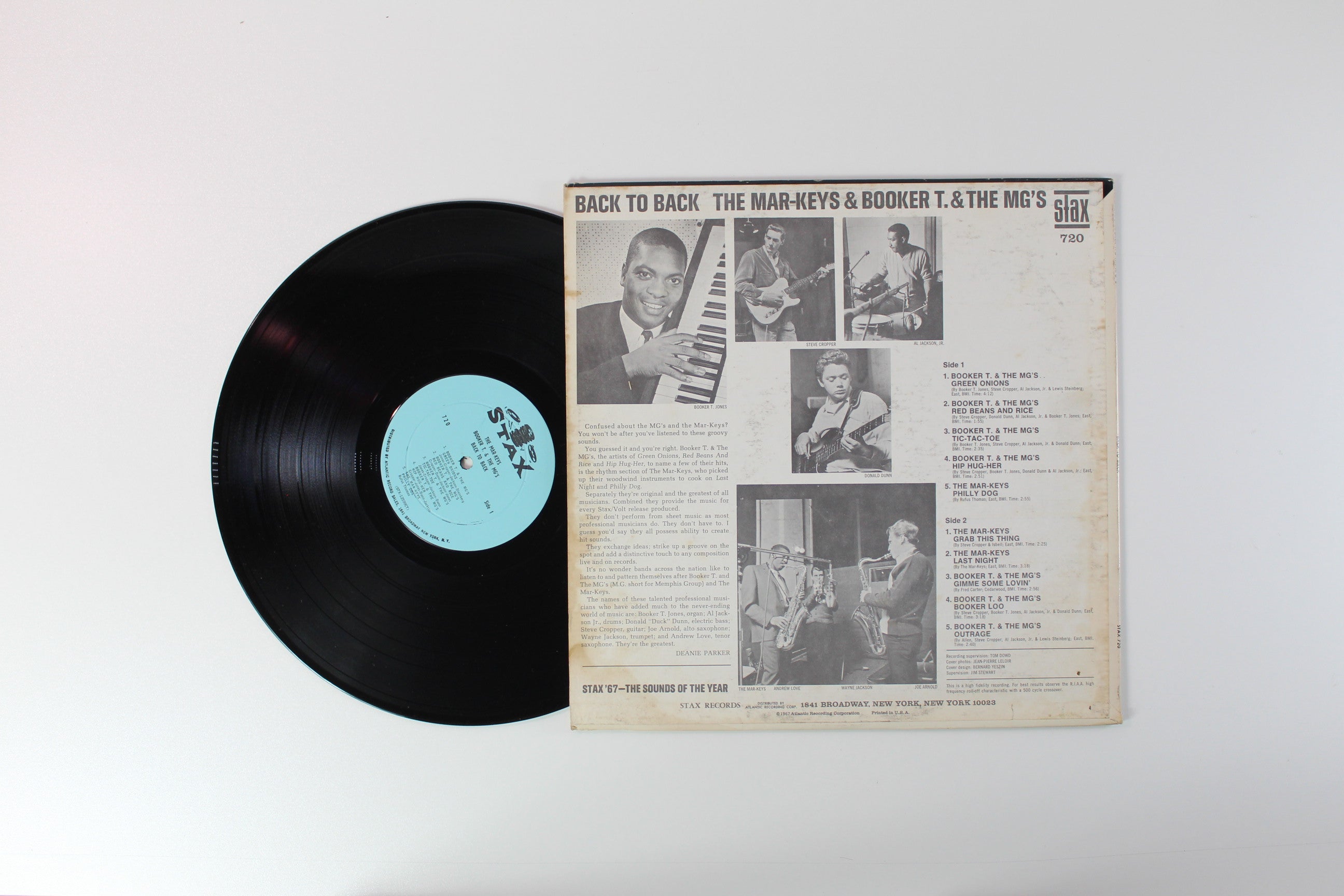 The Mar-Keys & Booker T. & The MG's - Back To Back on Stax Mono