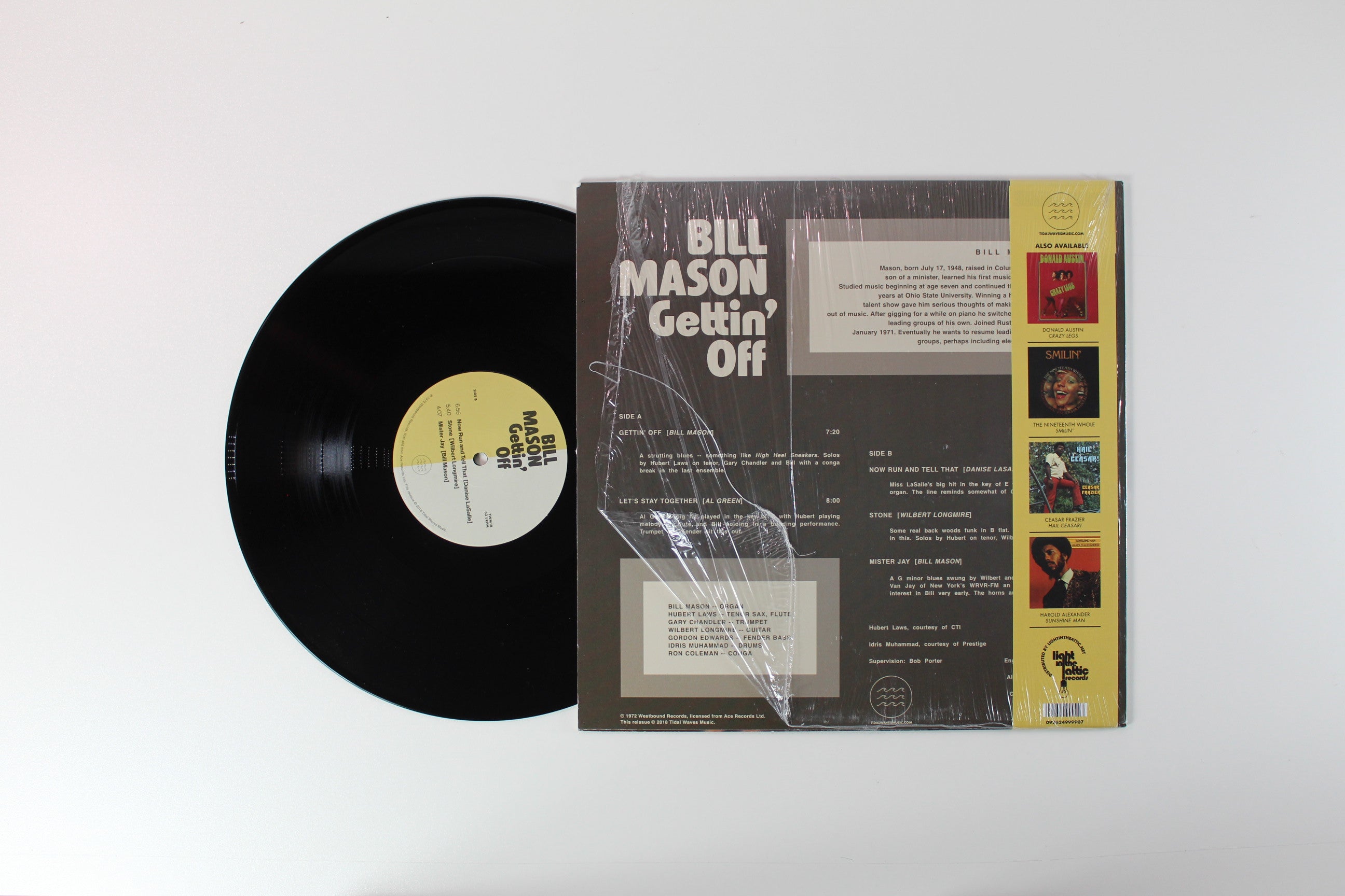 Bill Mason - Gettin' Off on Tidal Waves Music Ltd Reissue