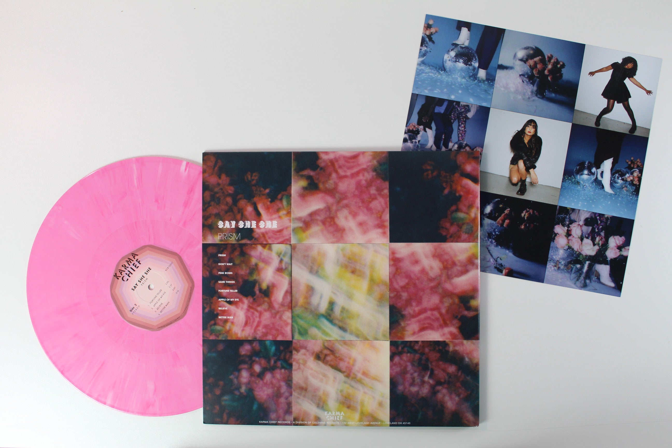 Say She She - Prism on Karma Chief Ltd Pink Rose Vinyl