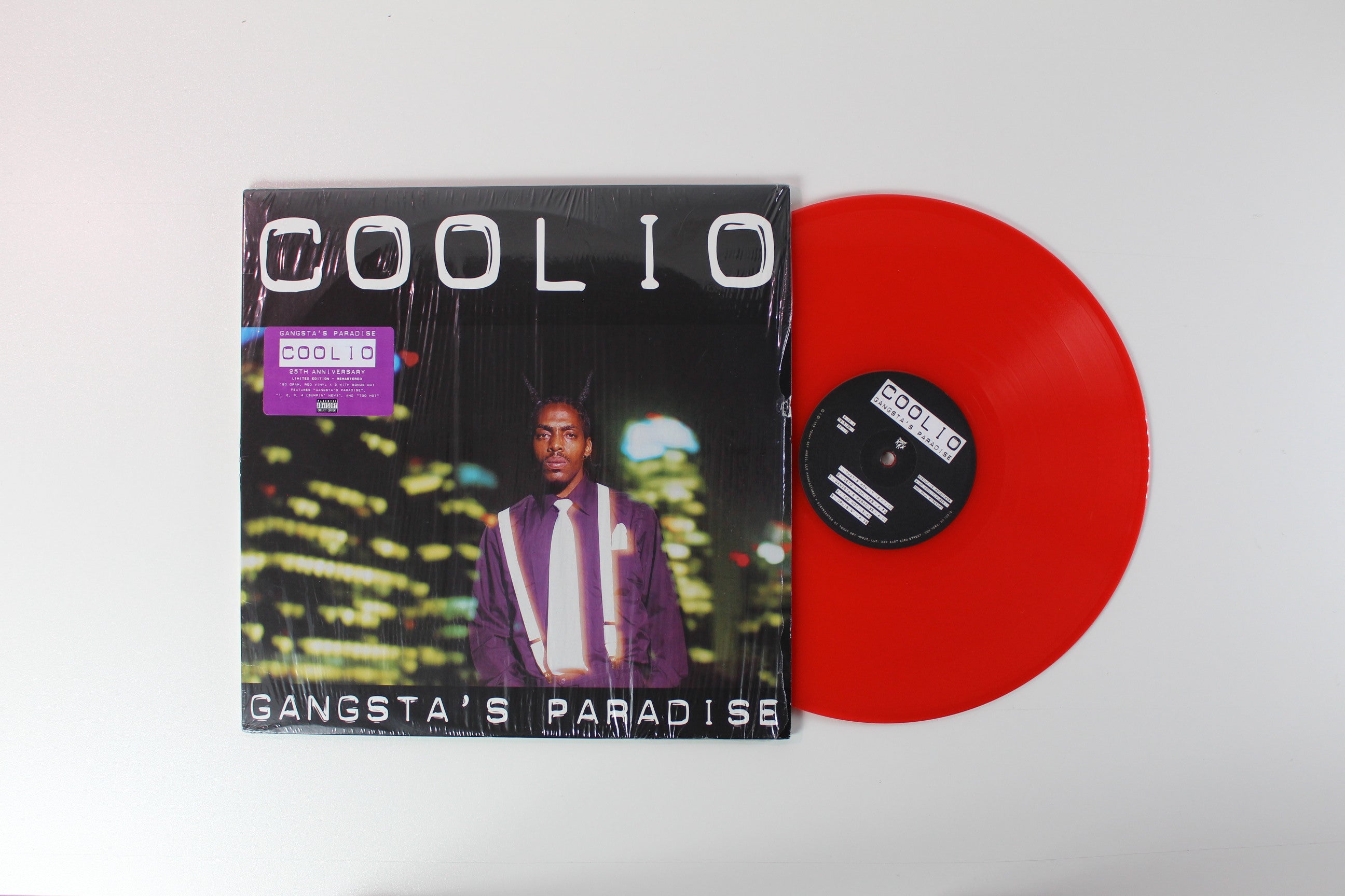 Coolio - Gangsta's Paradise on Tommy boy RSD 2020 Ltd Red Vinyl Reissue
